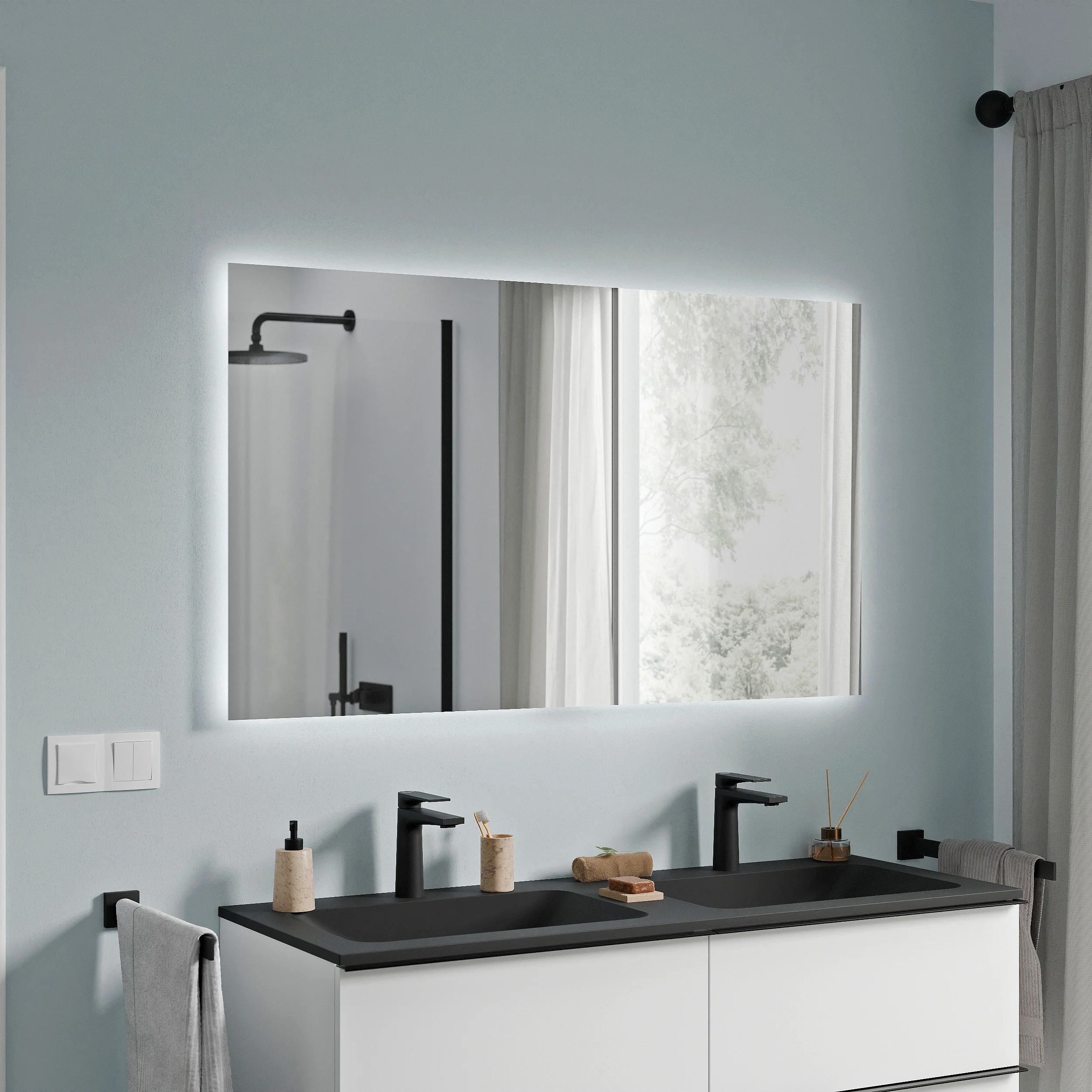 Badrumsmöbelset AVA 120 cm med handfat - Image 39