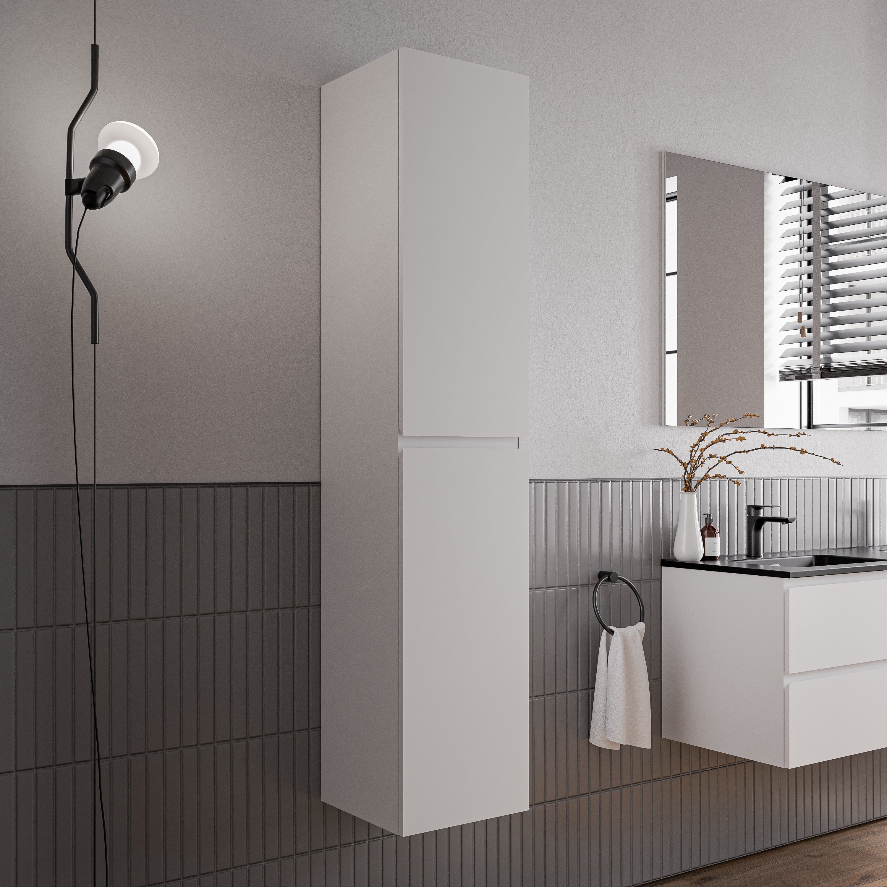 Badrumsmöbelset AVA 60 cm med tvättställ - Image 34