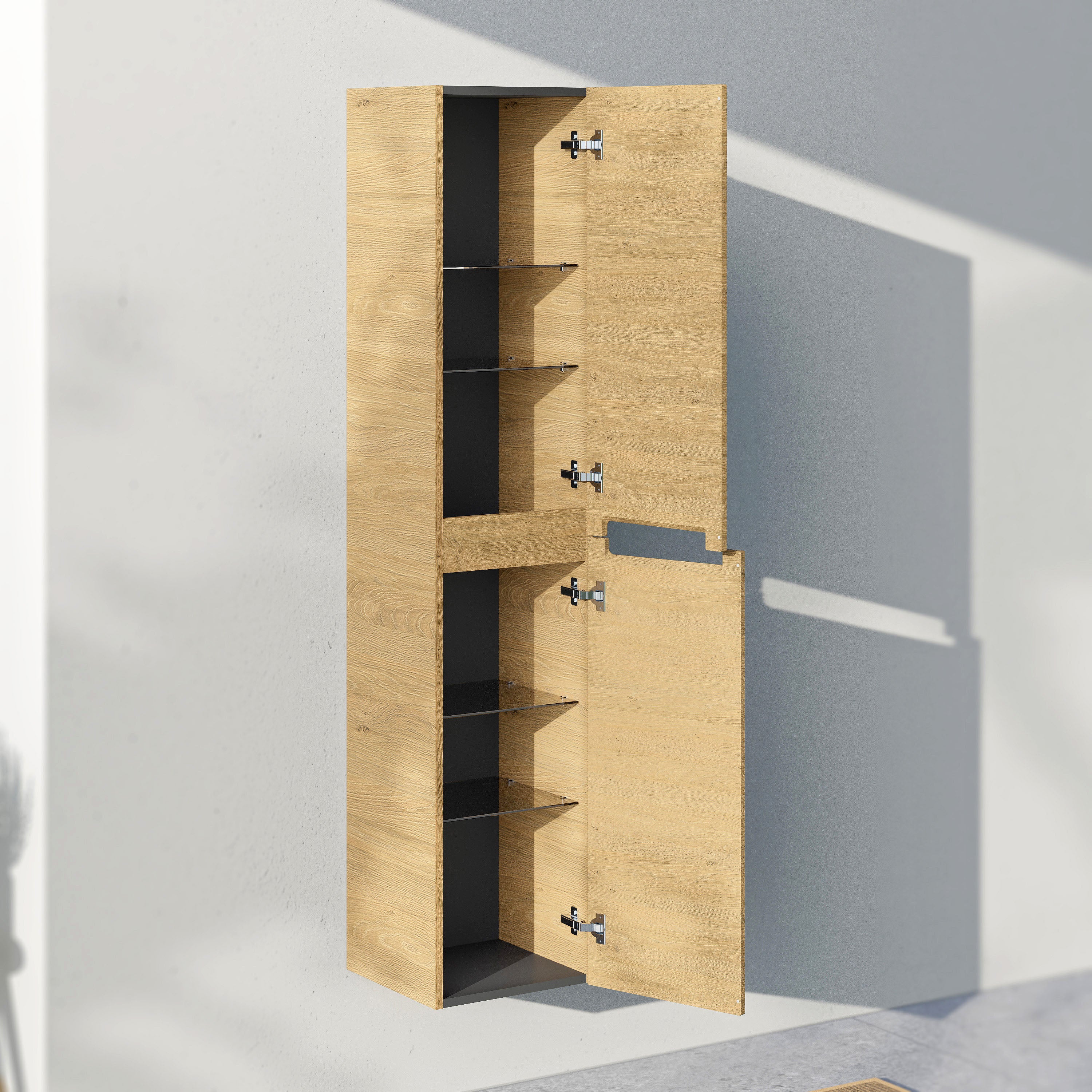 Badrumsmöbelset VIREO 60 cm med tvättställ - Image 34