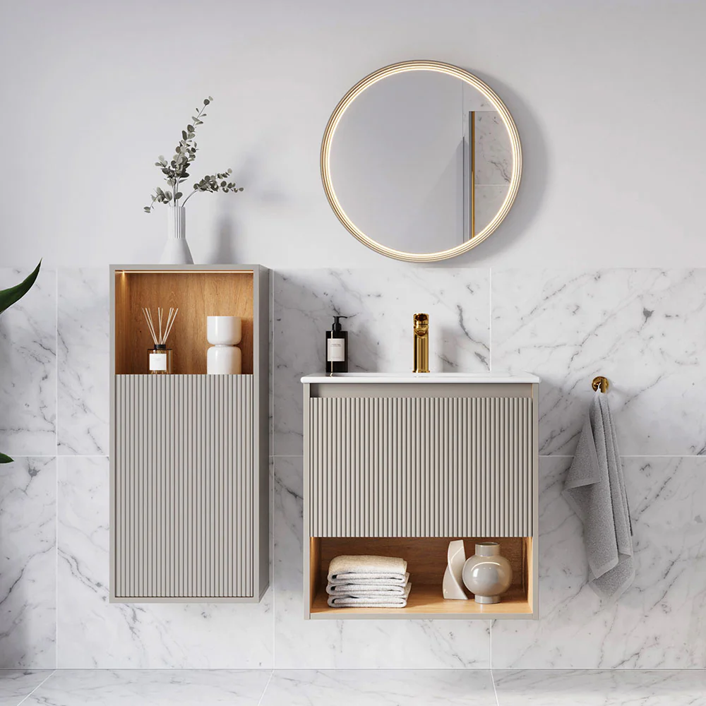Badrumsmöbel Set BELDIVO 60 cm med tvättställ - Image 19