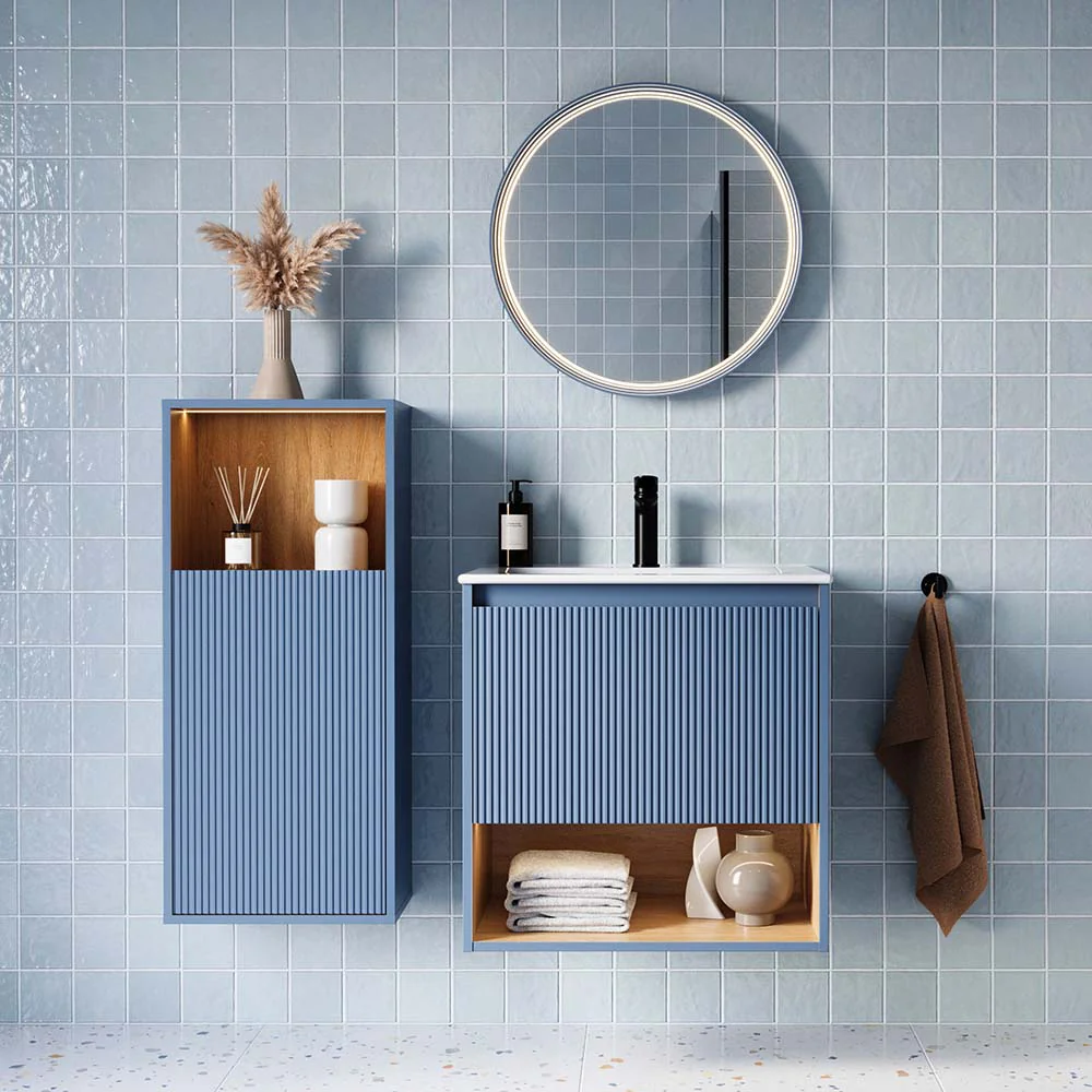 Badrumsmöbel Set BELDIVO 60 cm med tvättställ - Image 37