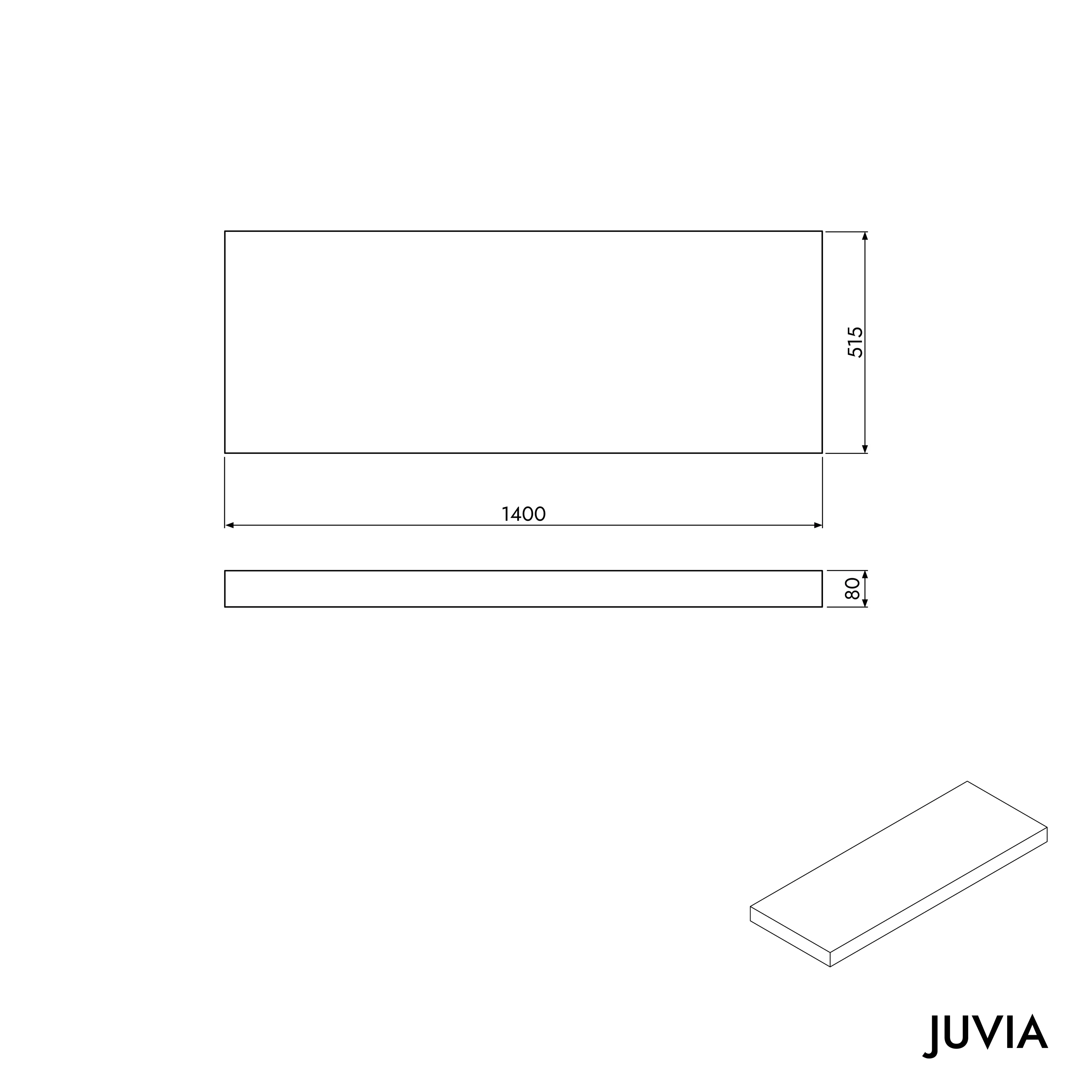 Badrumsmöbler JUVIA Float 100 cm till 160 cm - Image 86