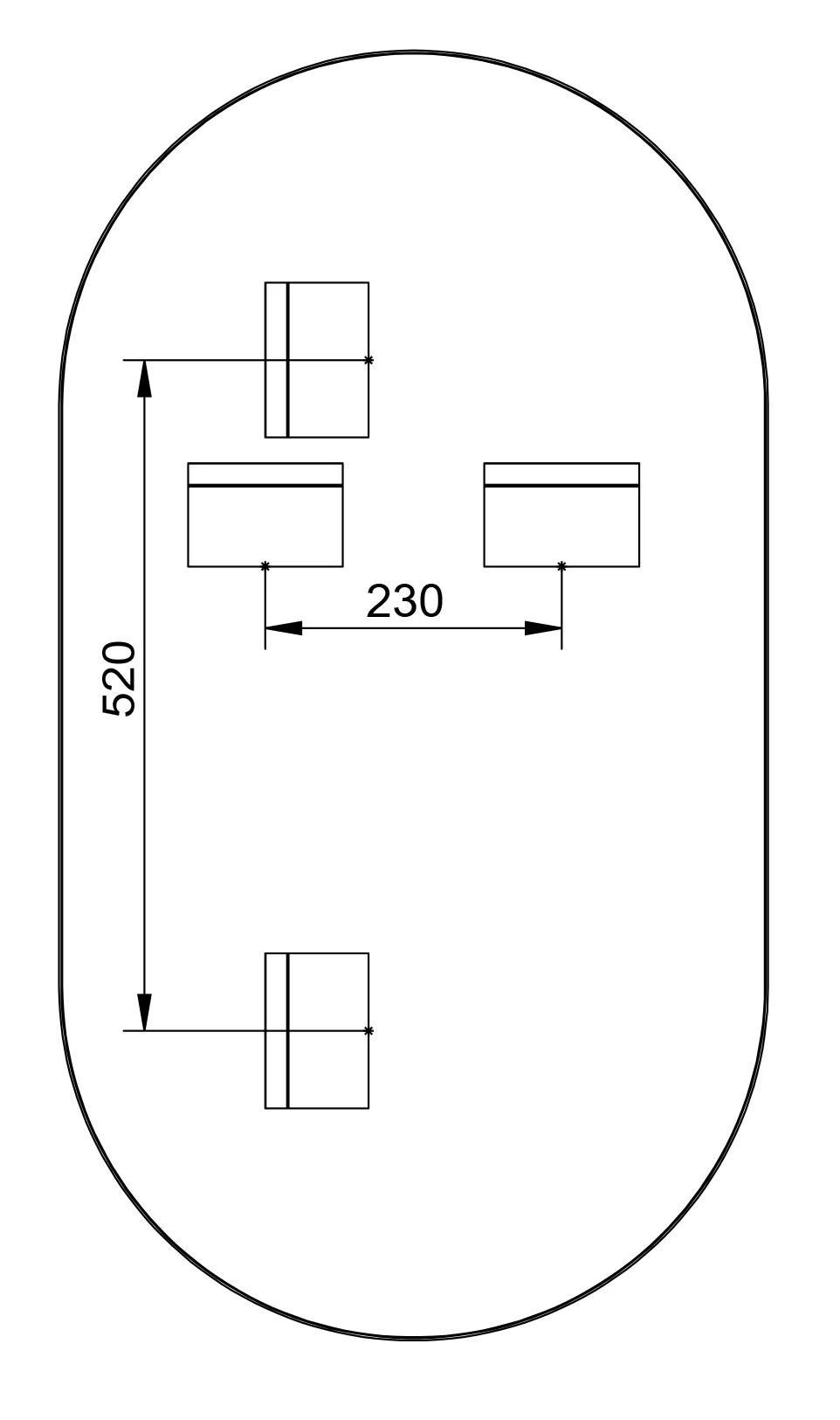 Badrumsspegel 8144B oval - Image 15