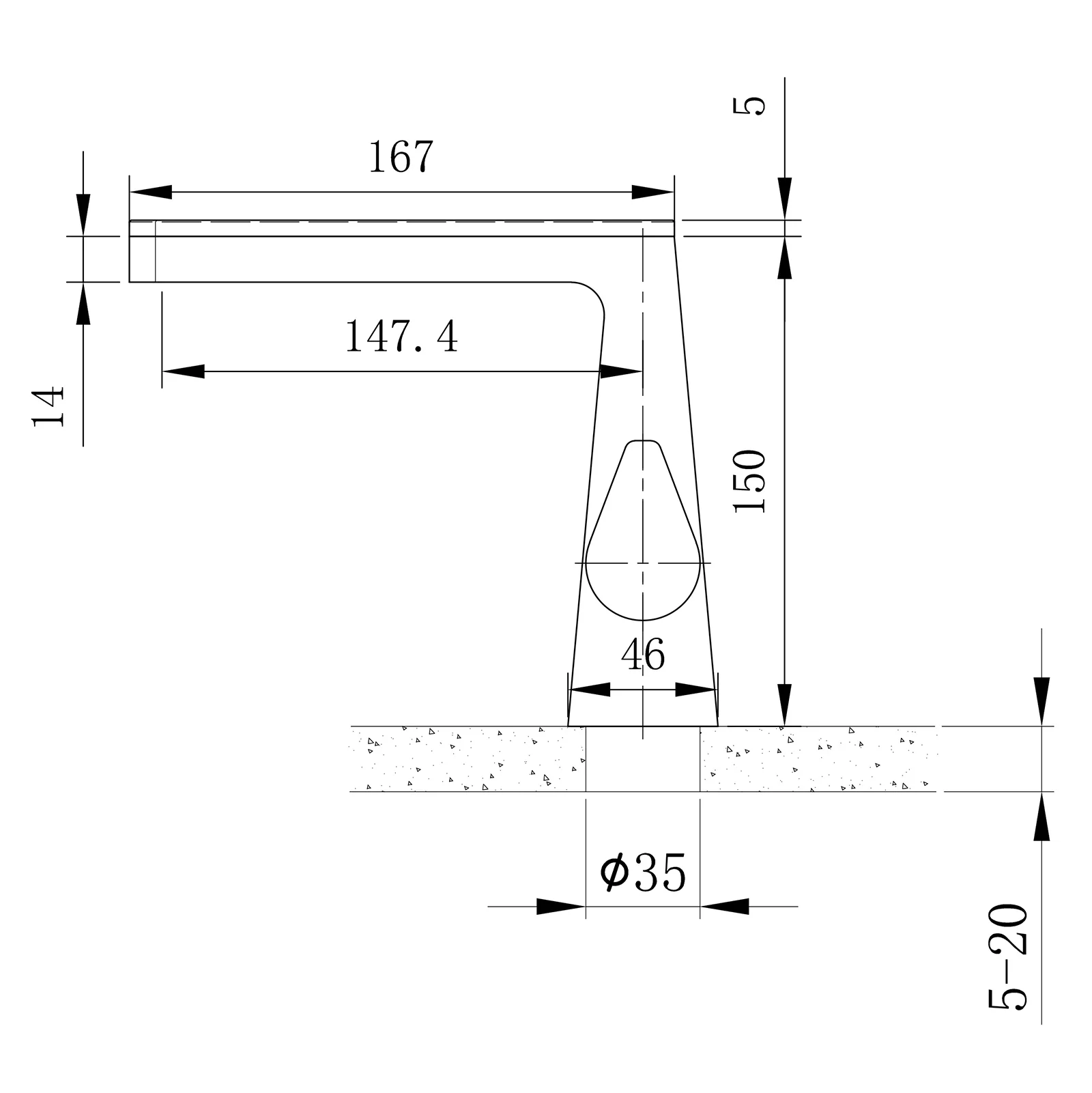 Design tvättställsblandare NT7320 - Image 8