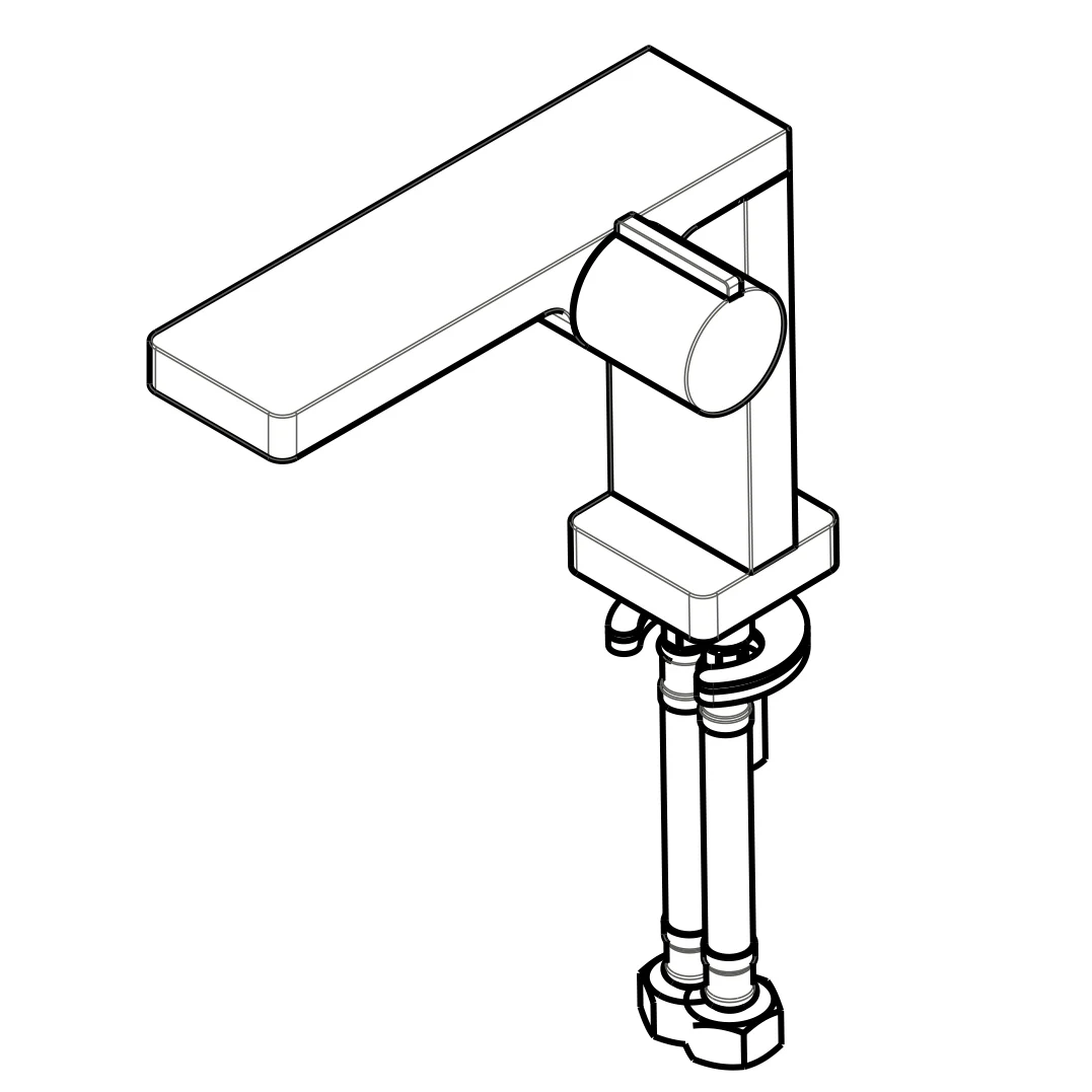 Blandare för tvättställ/handfat NT3110C - Image 8