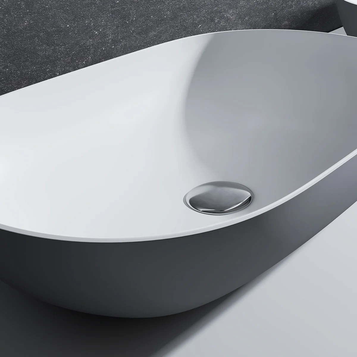 Tvättställ ovanpå bänkskiva O-540 - Image 3