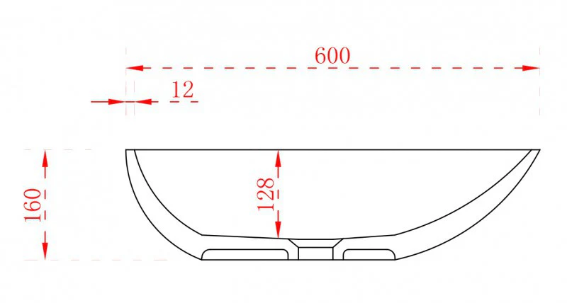Bänkskiva tvättställ TWA65 - Image 5