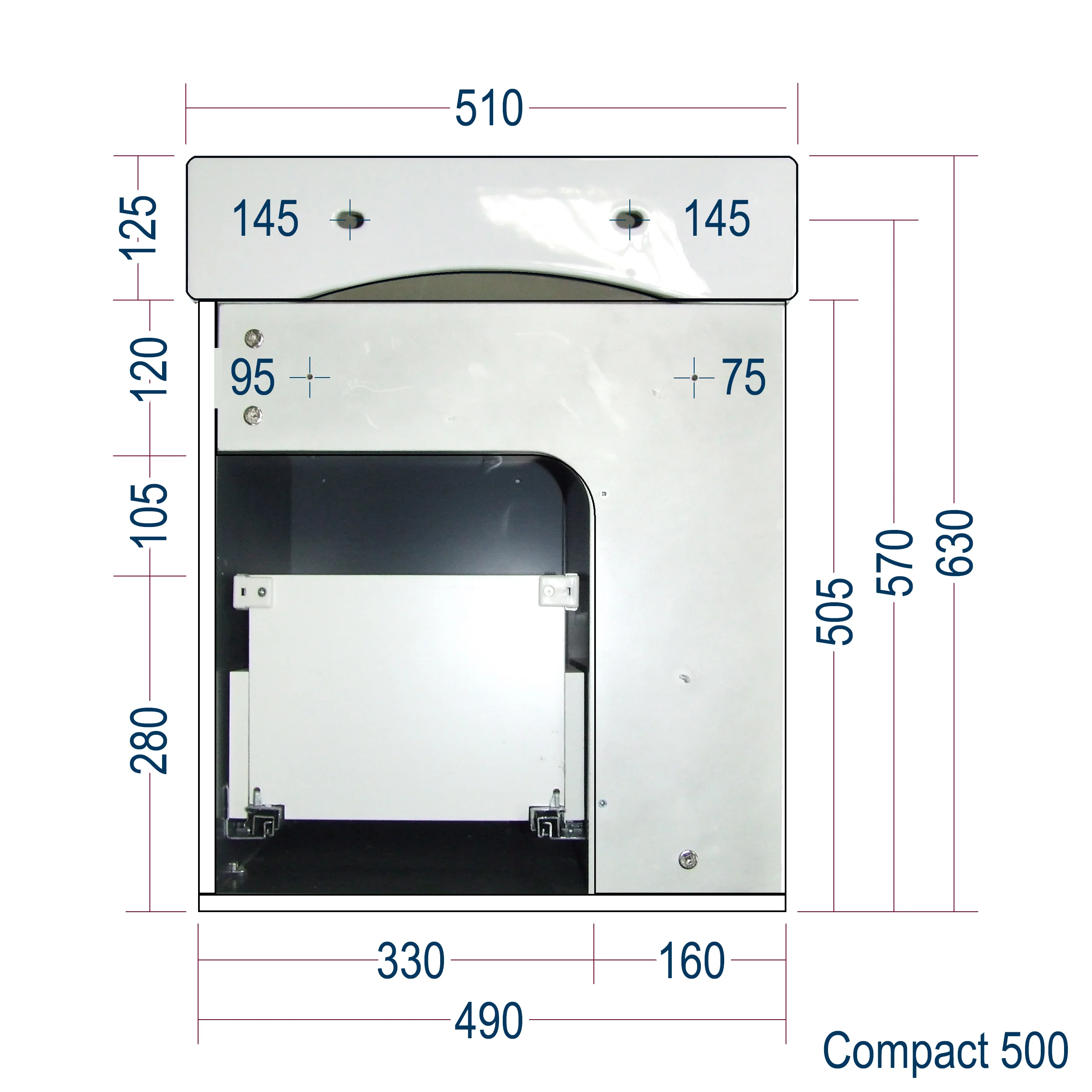 Compact 500 badrumsmöbelset - Image 22