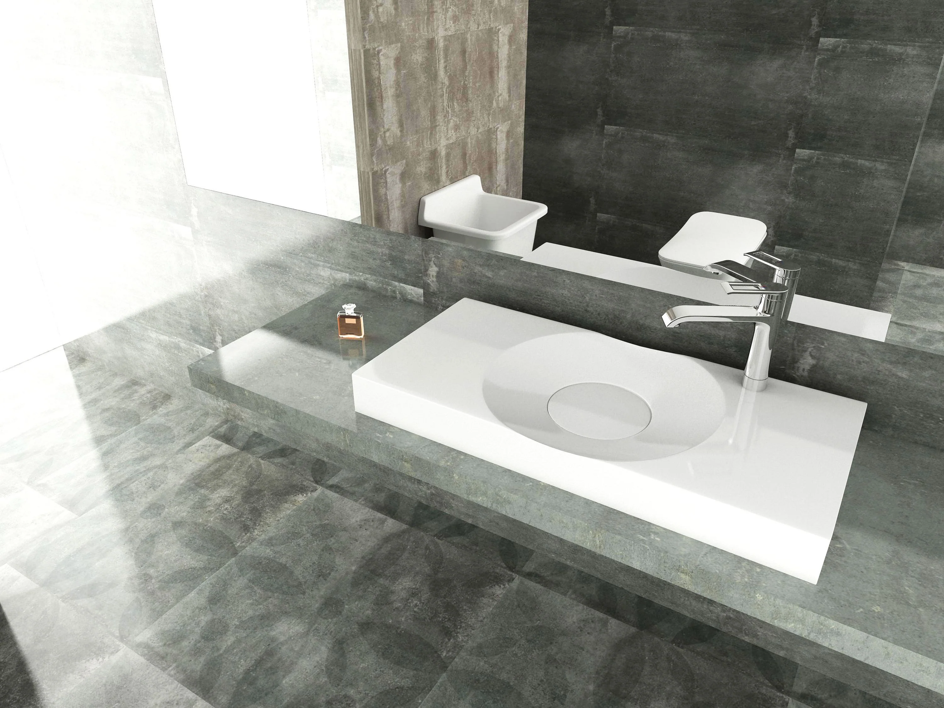 Design bänkskiva / Vägghängt handfat BS6059 - Image 6