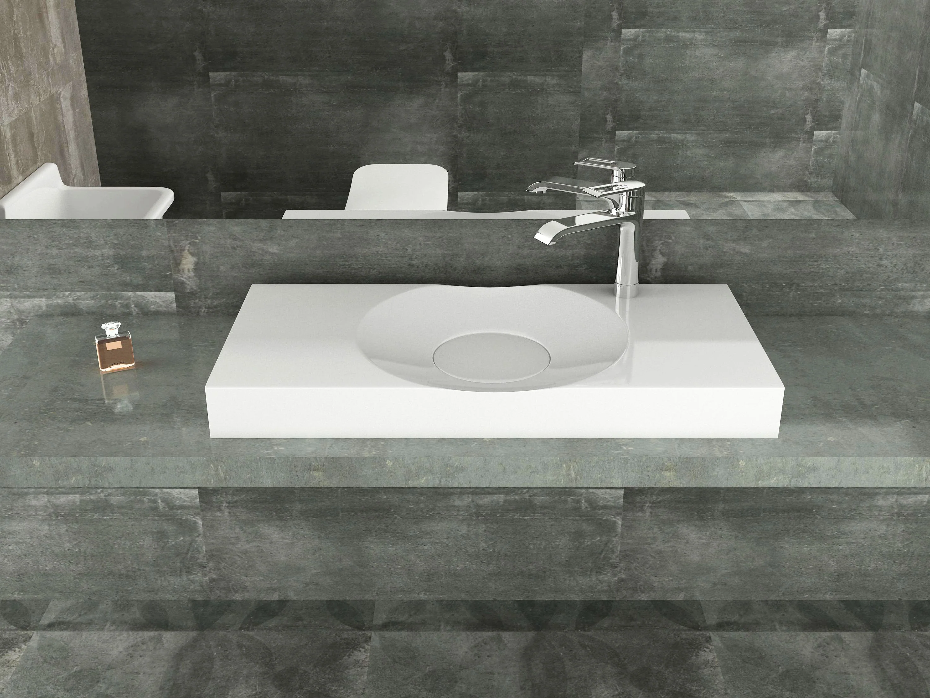 Design bänkskiva / Vägghängt handfat BS6059 - Image 7
