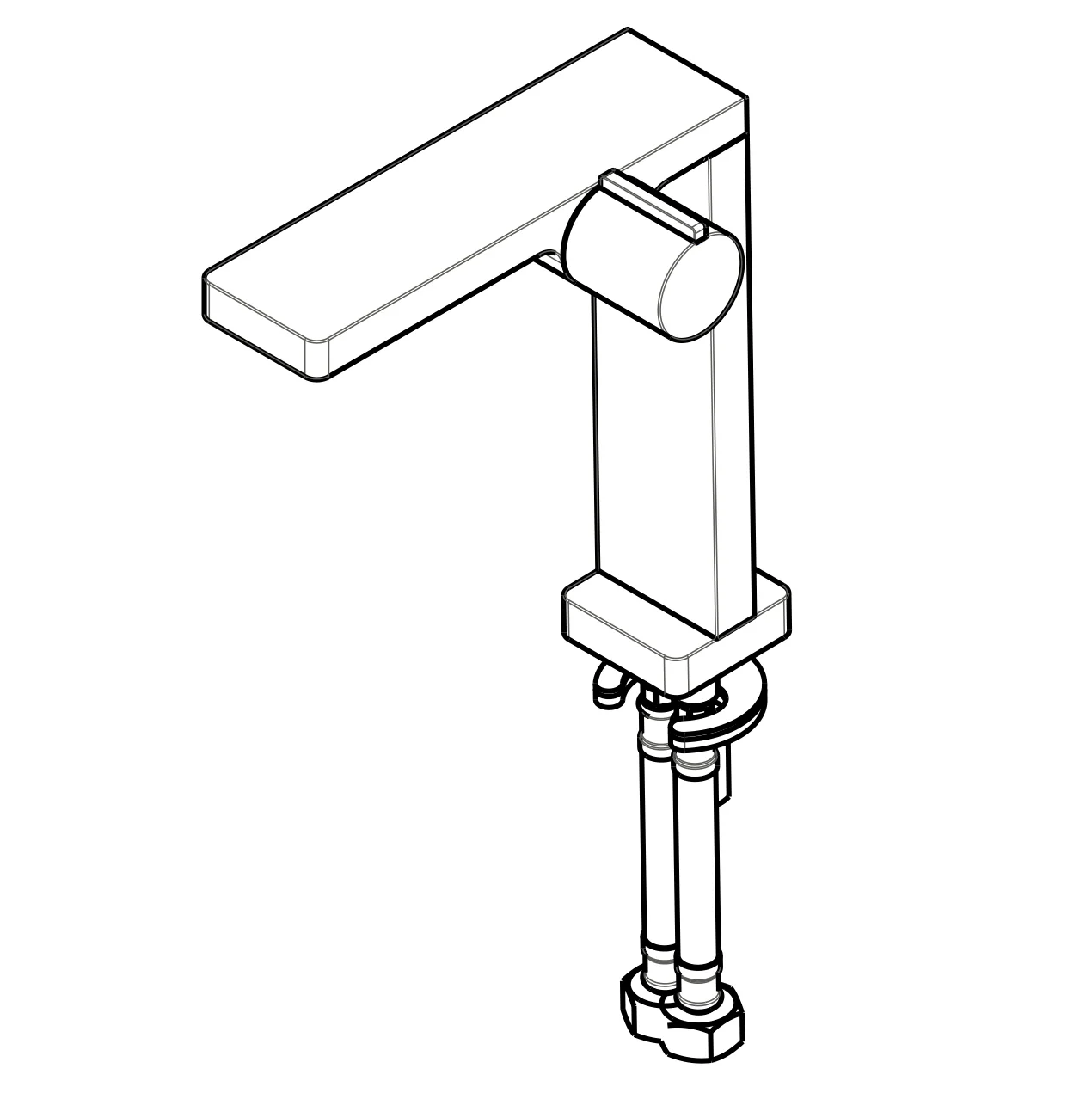 Design tvättställsblandare badrumsblandare NT3220B - Image 8