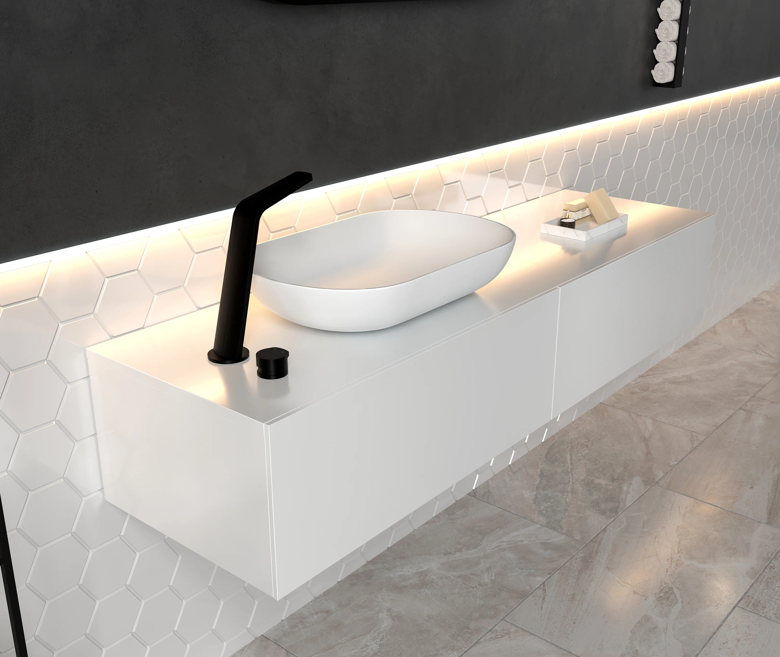 Tvättställsblandare badrumsblandare XELO-Flex 260 - Image 19