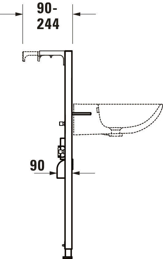 DuraSystem tvättställselement, standard - Image 3