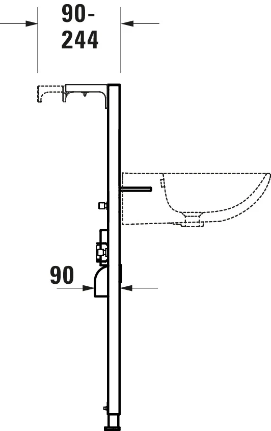 DuraSystem tvättställselement, standard - Image 5