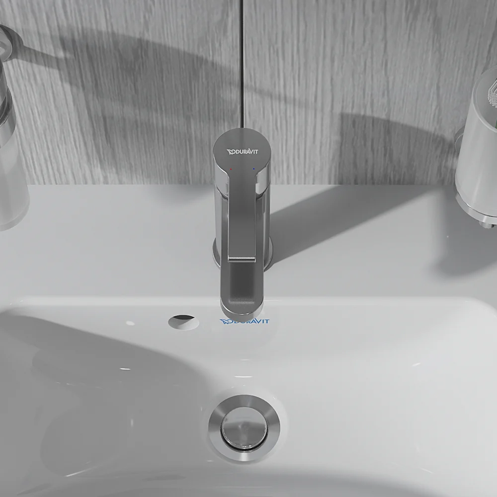 Duravit B.2 ettgreppsblandare för tvättställ  - Image 11