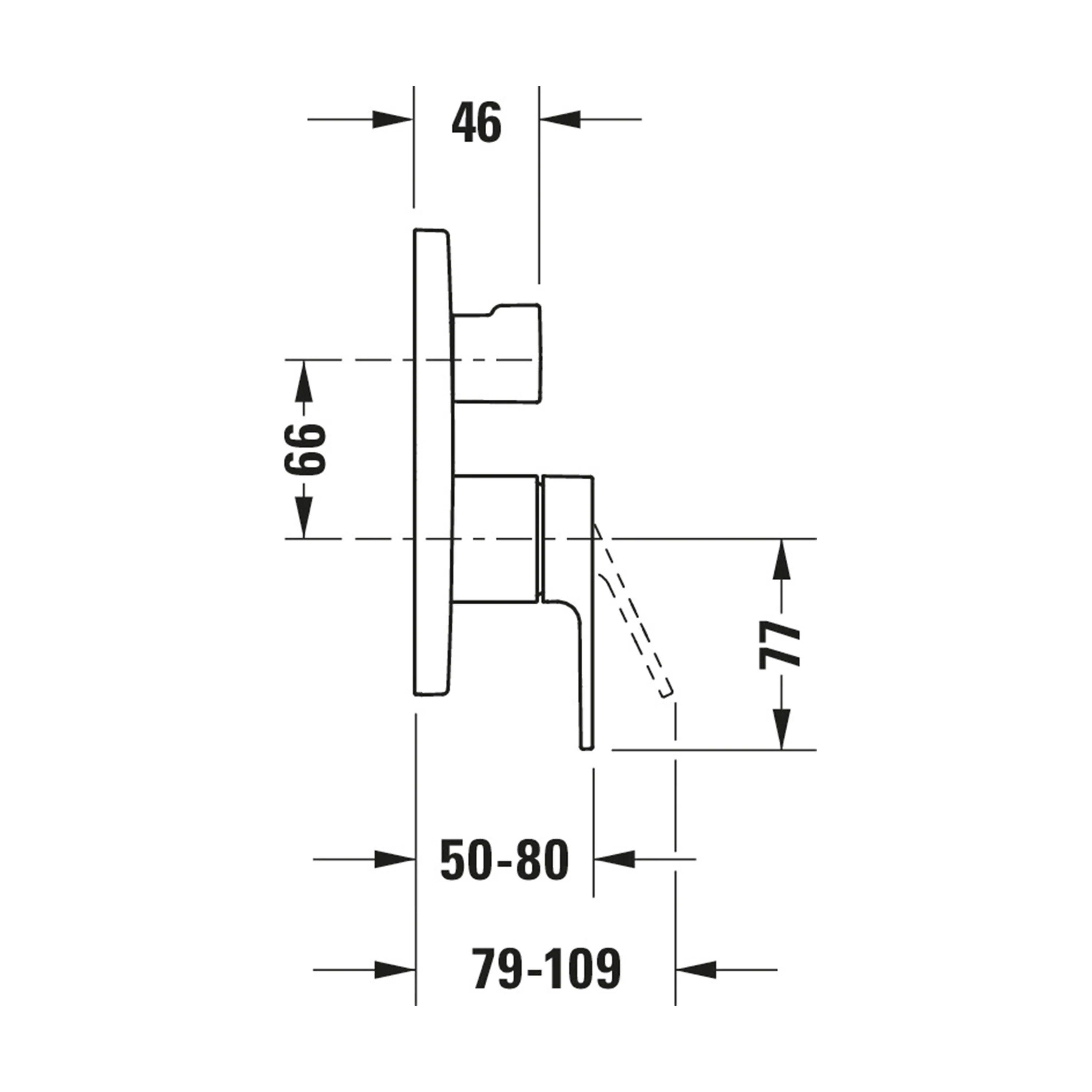 Duravit B.3 badkarsblandare - Image 4
