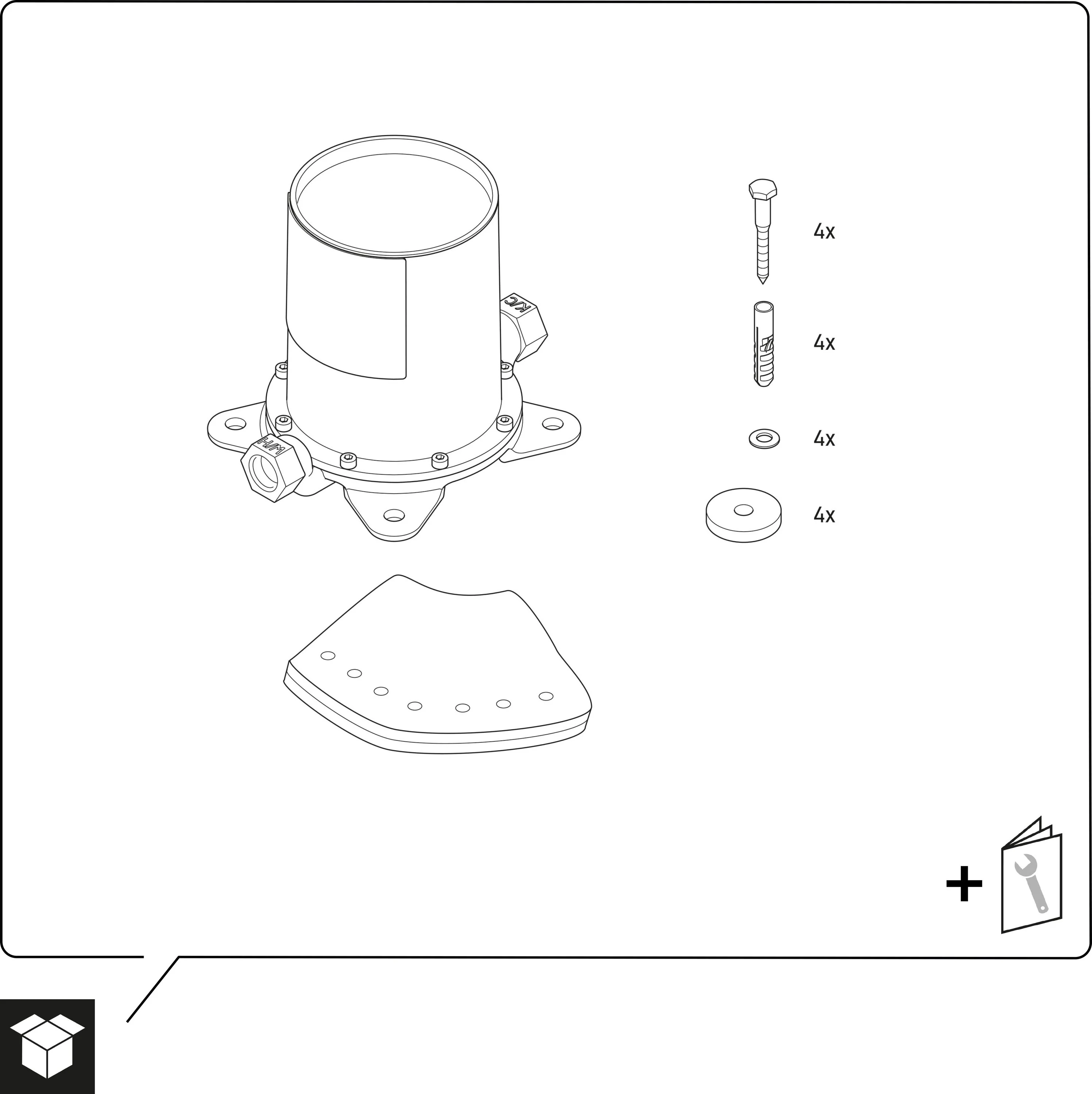 Duravit basenhet för badblandare - Image 2