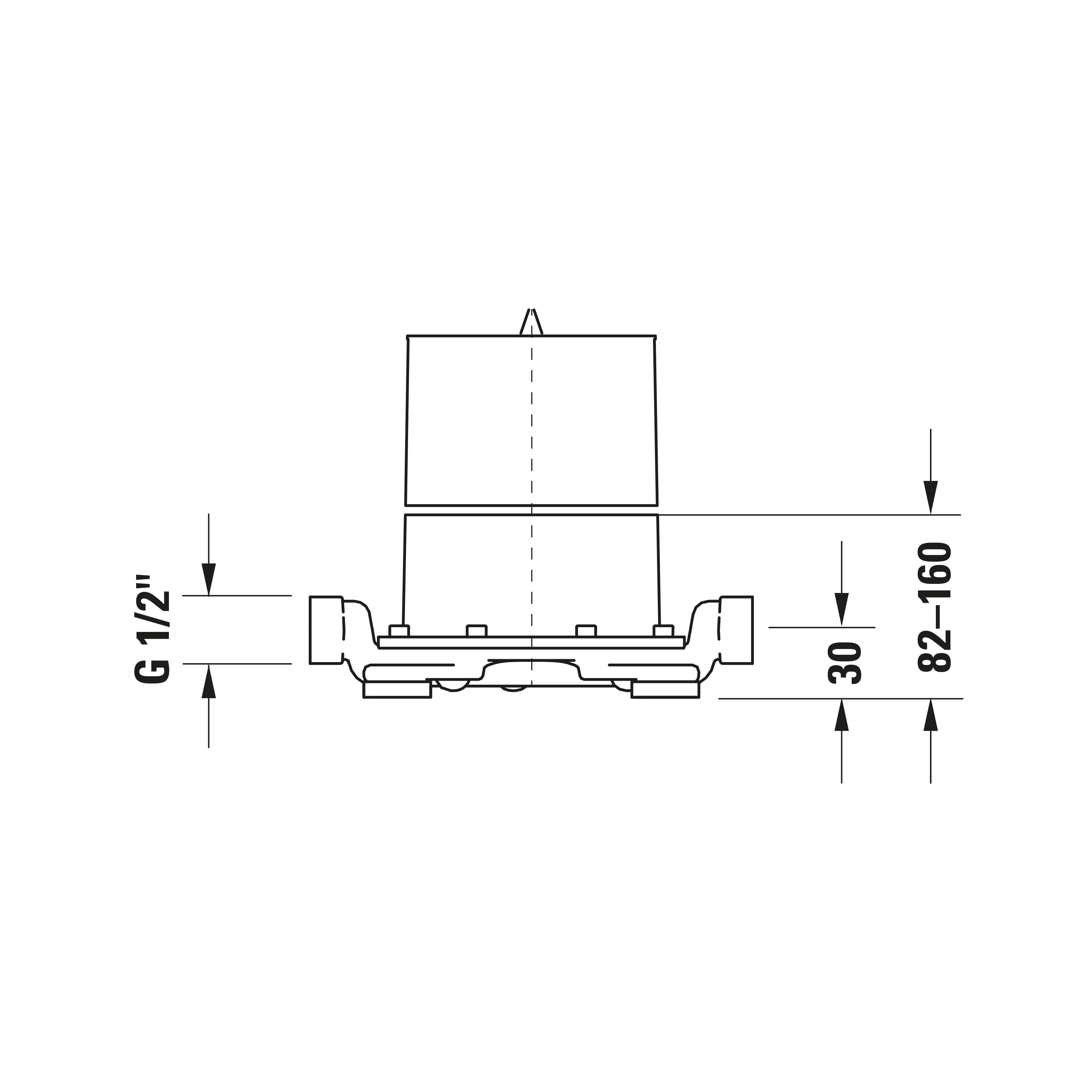 Duravit basenhet för badblandare - Image 3