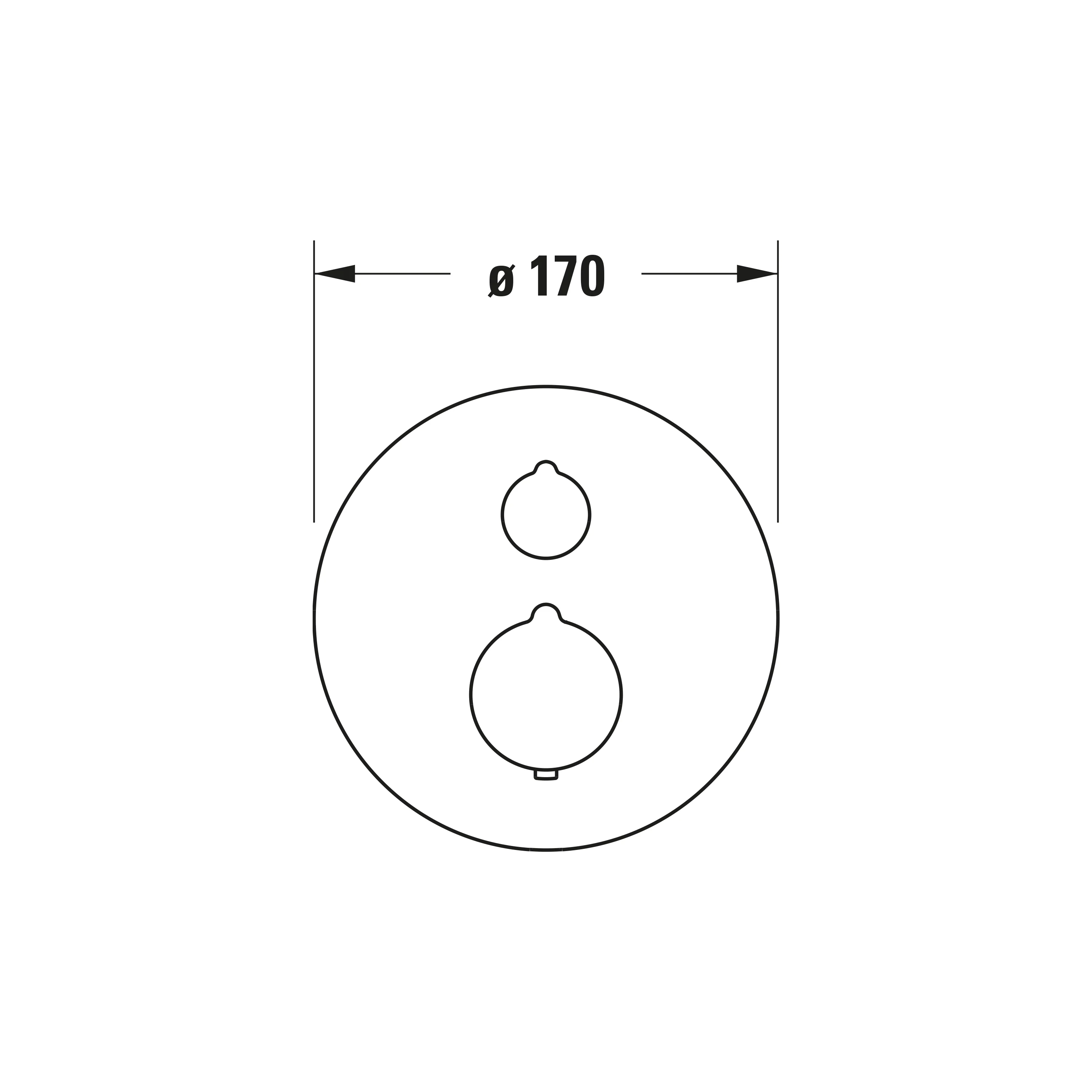 Duravit C.1 dold termostat för dusch - Image 4