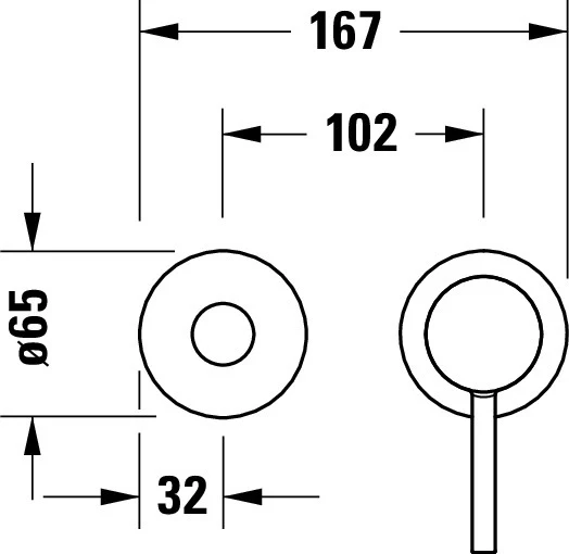 Duravit Circle En-hands Tvättställsblandare - Image 5