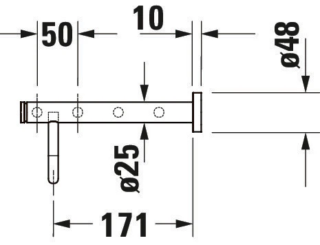 Duravit D-Code handdukshylla - Image 5