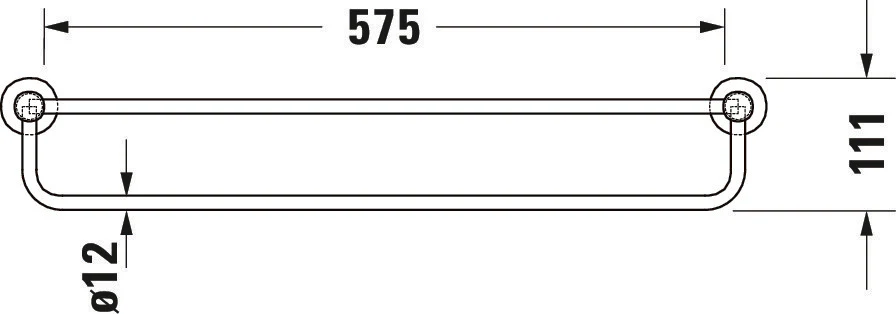 Duravit D-Code handdukshylla - Image 6