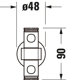 Duravit D-Code handdukstork  - Image 9