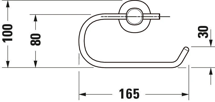 Duravit D-Code pappersrullehållare för 1 rulle - Image 5