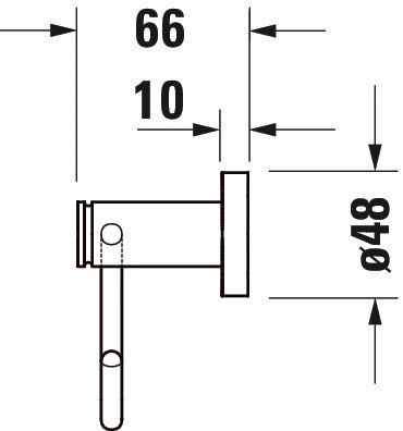 Duravit D-Code pappersrullehållare för 1 rulle - Image 6