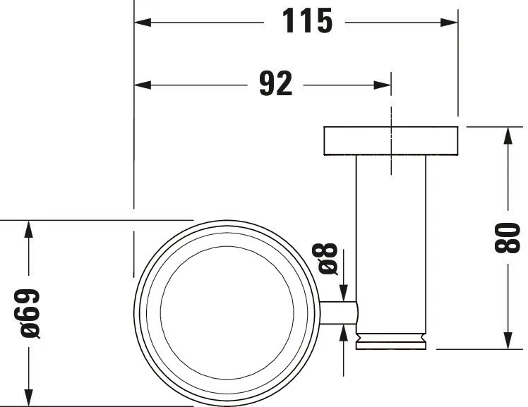 Duravit D-Code tandborstmugg - Image 5