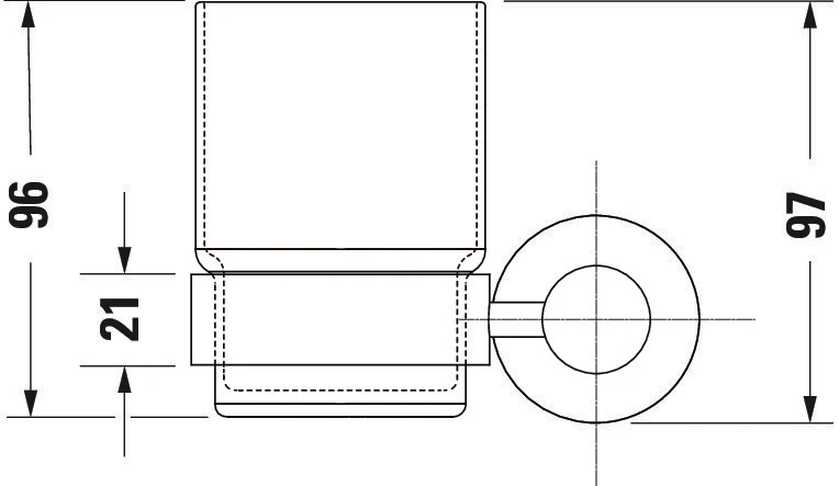 Duravit D-Code tandborstmugg - Image 7