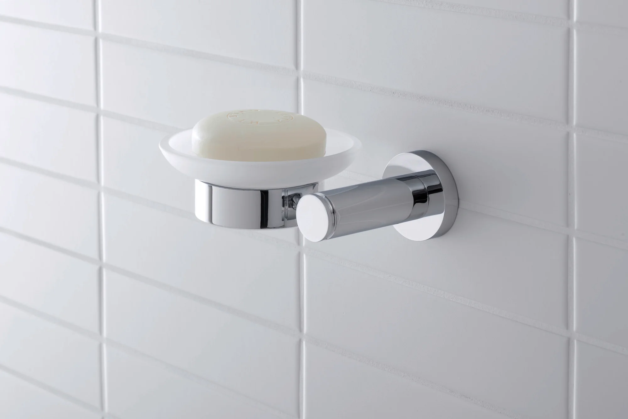 Duravit D-Code tvålkopp Ø10 cm för 1 tvål  - Image 2