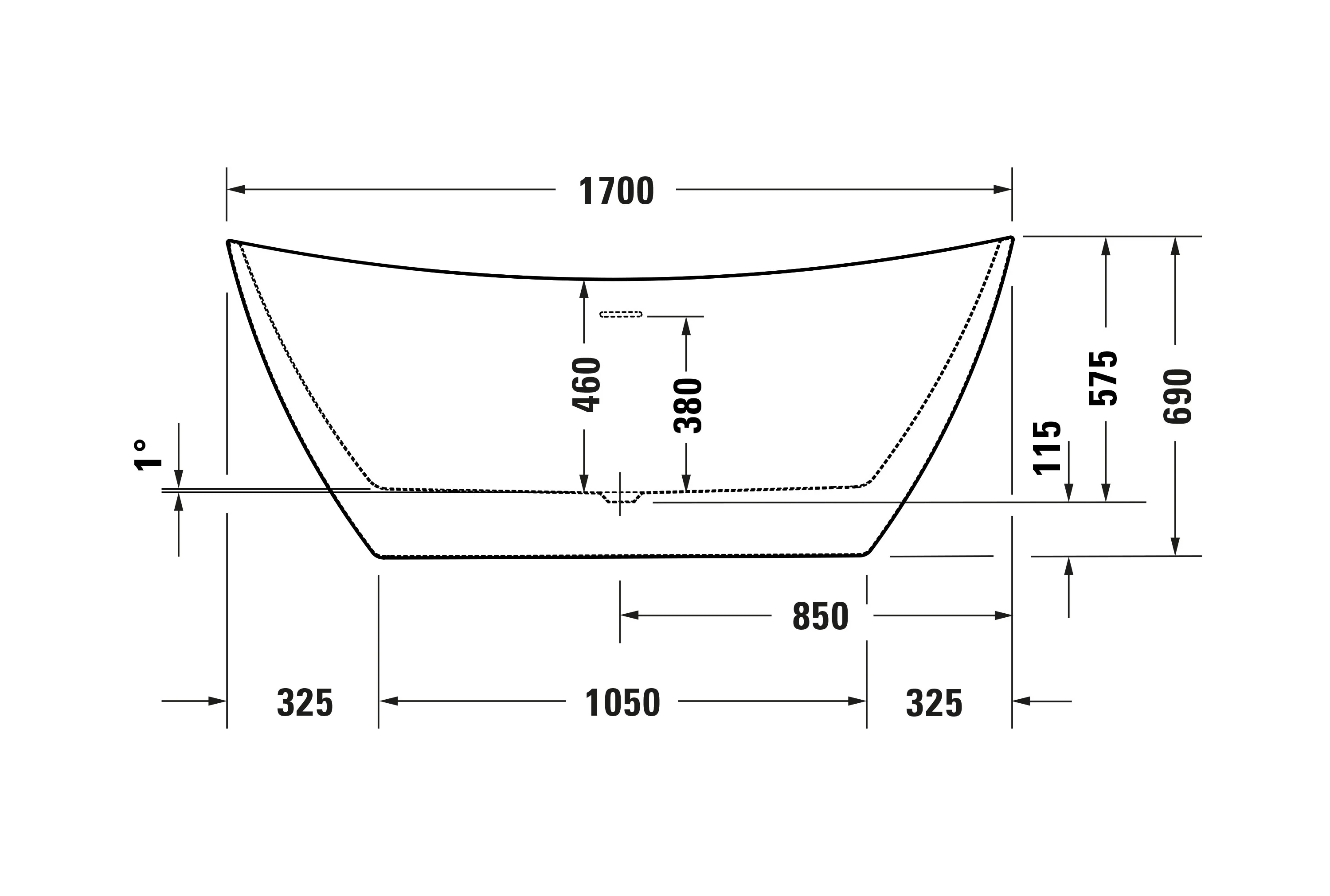 Duravit DuraBerk fristående badkar - Image 7
