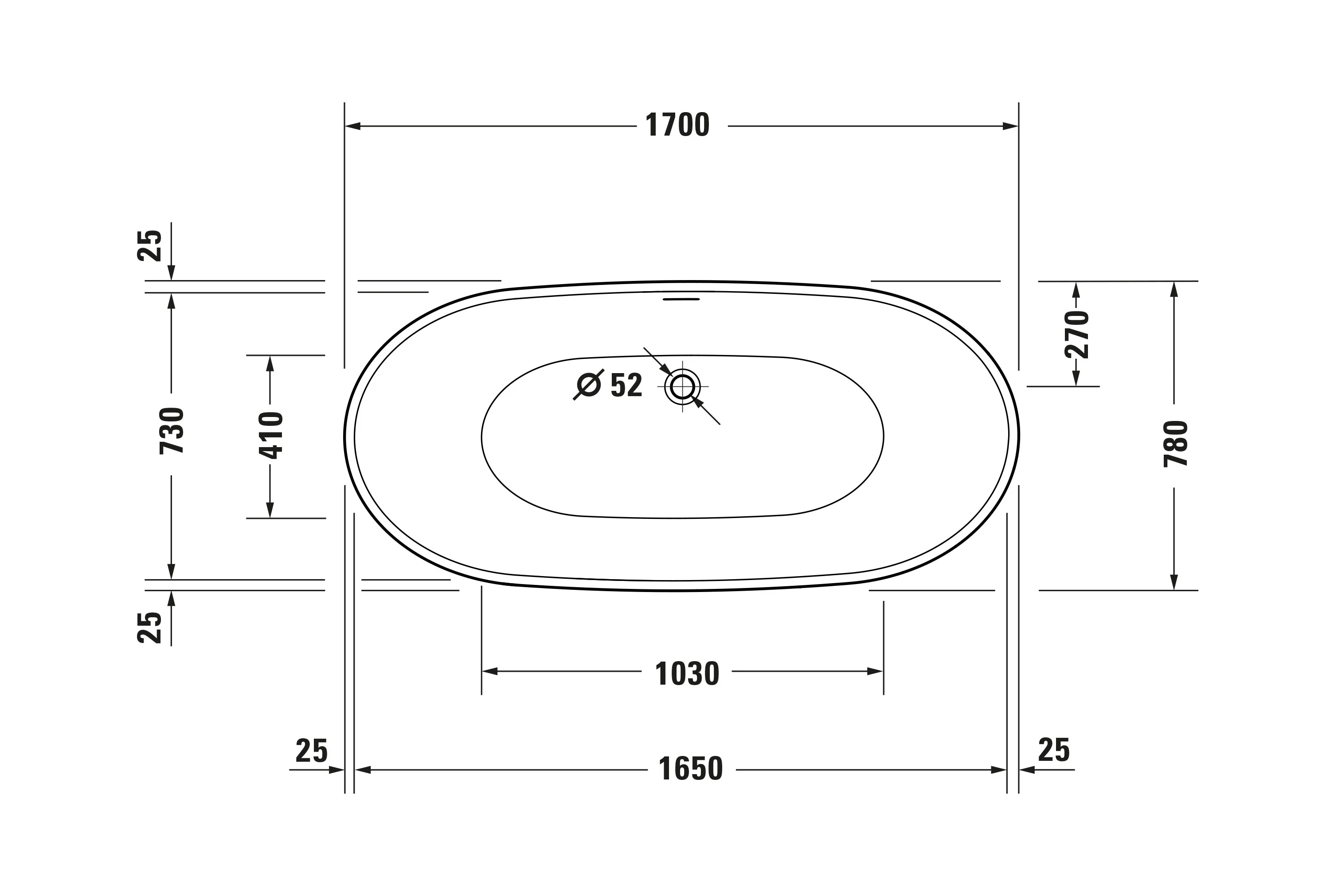 Duravit DuraBerk fristående badkar - Image 8