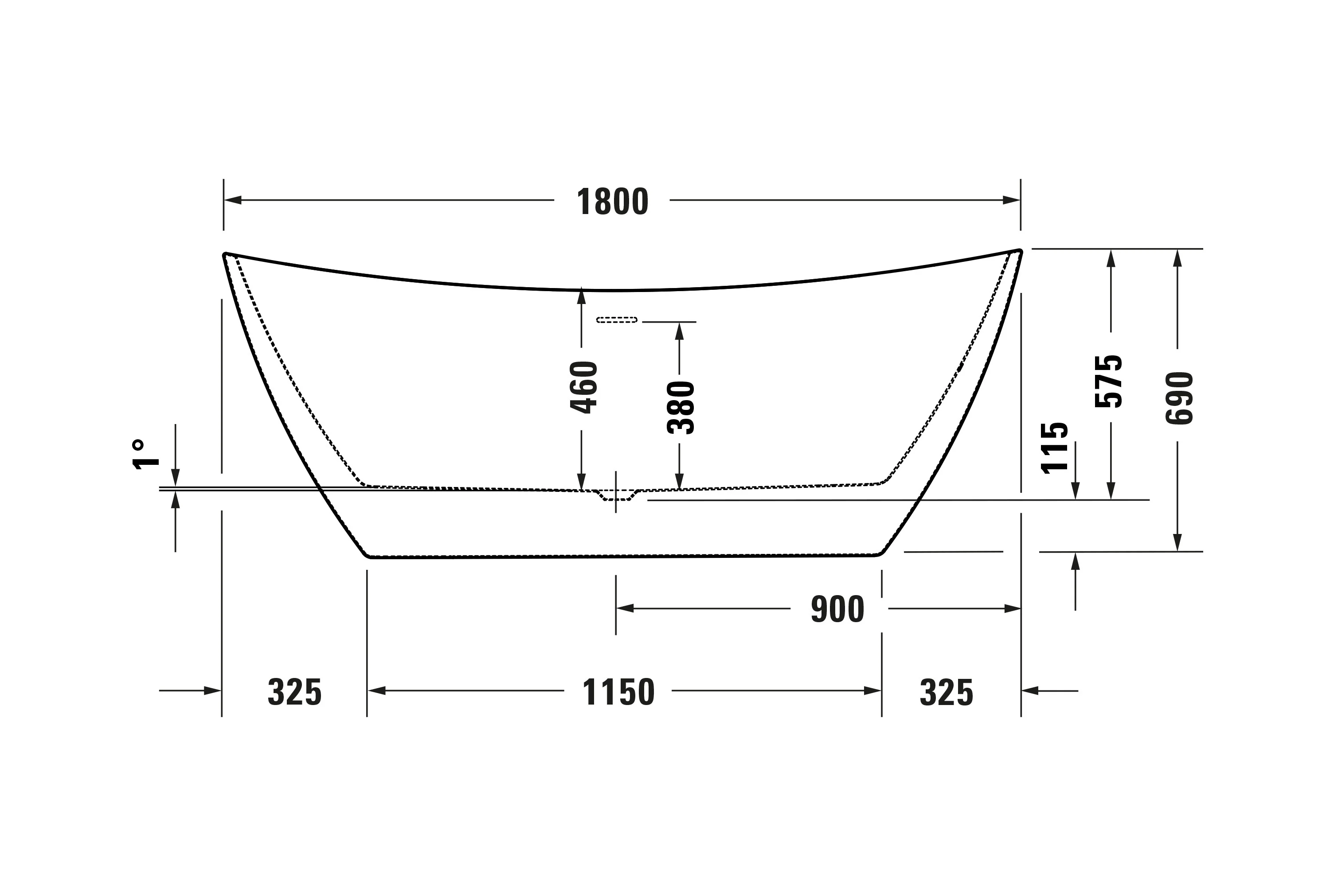 Duravit DuraBerk fristående badkar - Image 13
