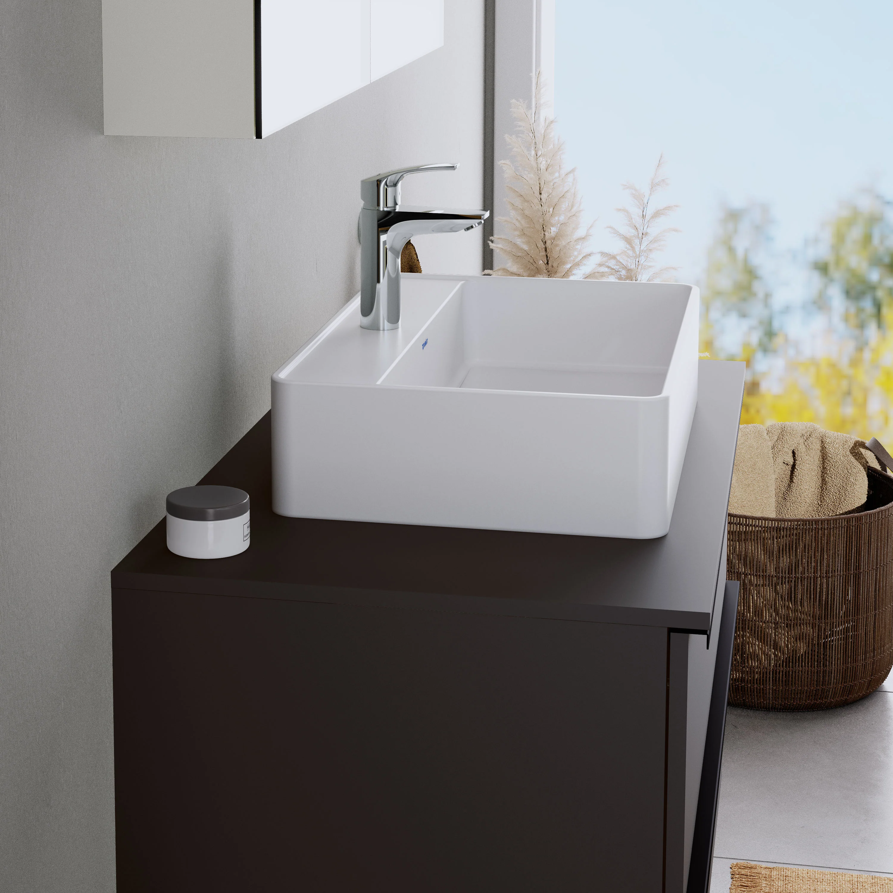 Duravit DuraBrezza tvättställ med bänkskiva - Image 2