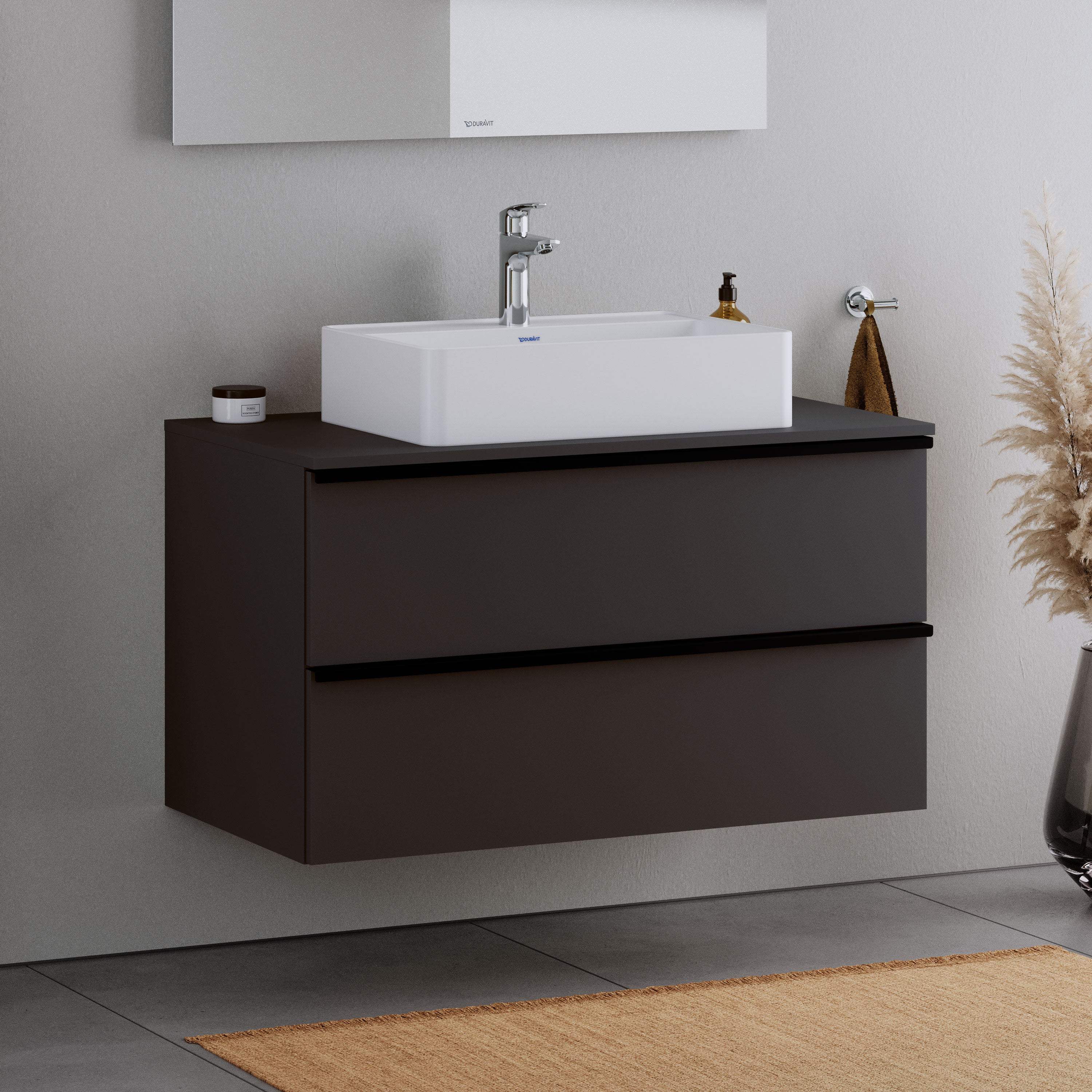 Duravit DuraBrezza tvättställ med bänkskiva - Image 4