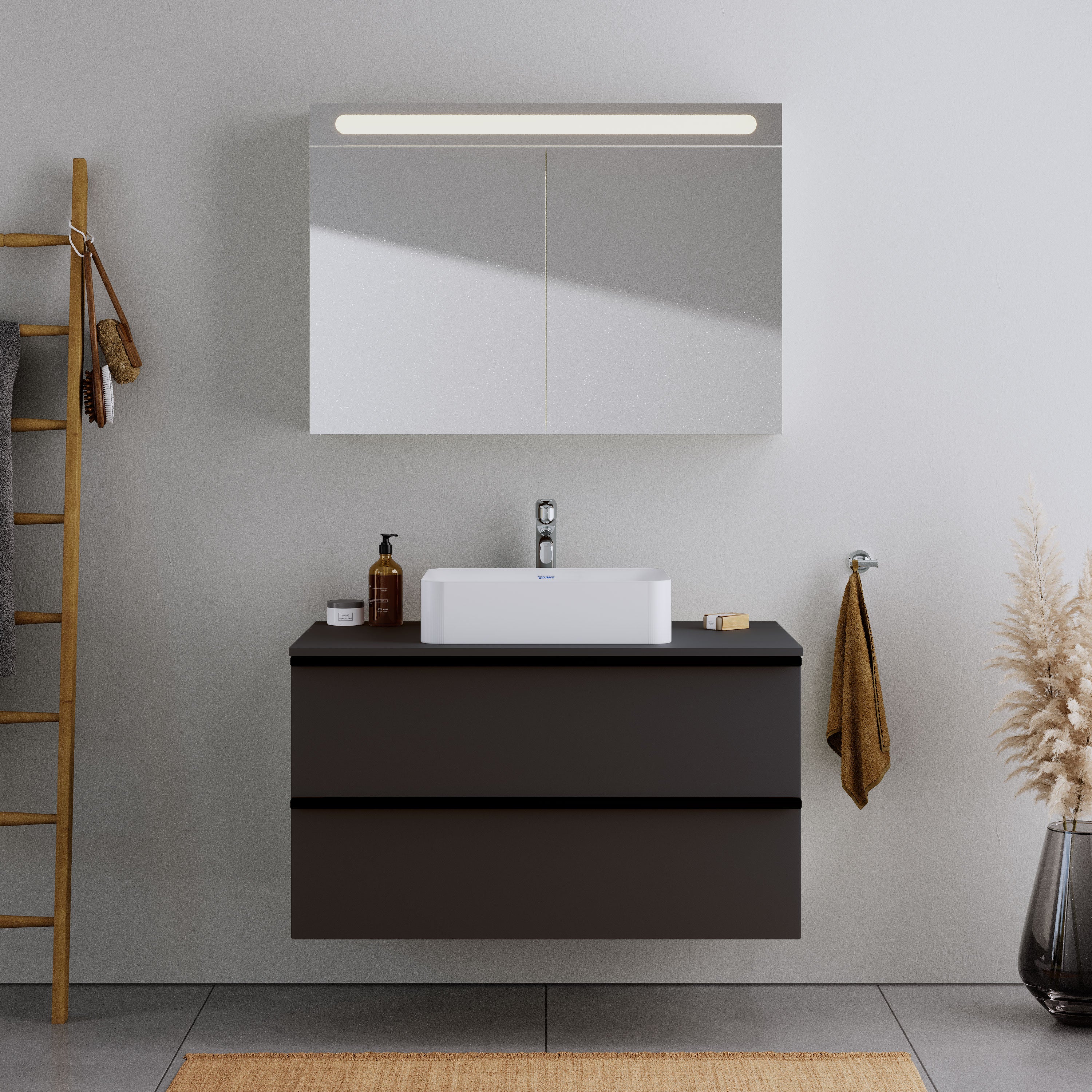 Duravit DuraBrezza tvättställ med bänkskiva - Image 5