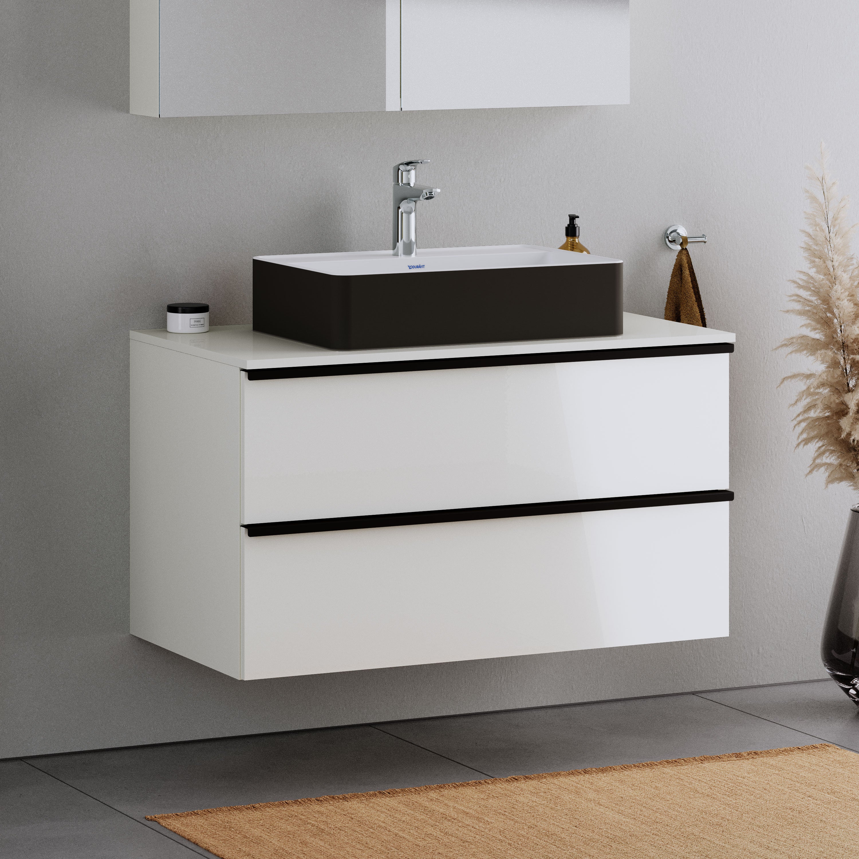 Duravit DuraBrezza tvättställ med bänkskiva - Image 9