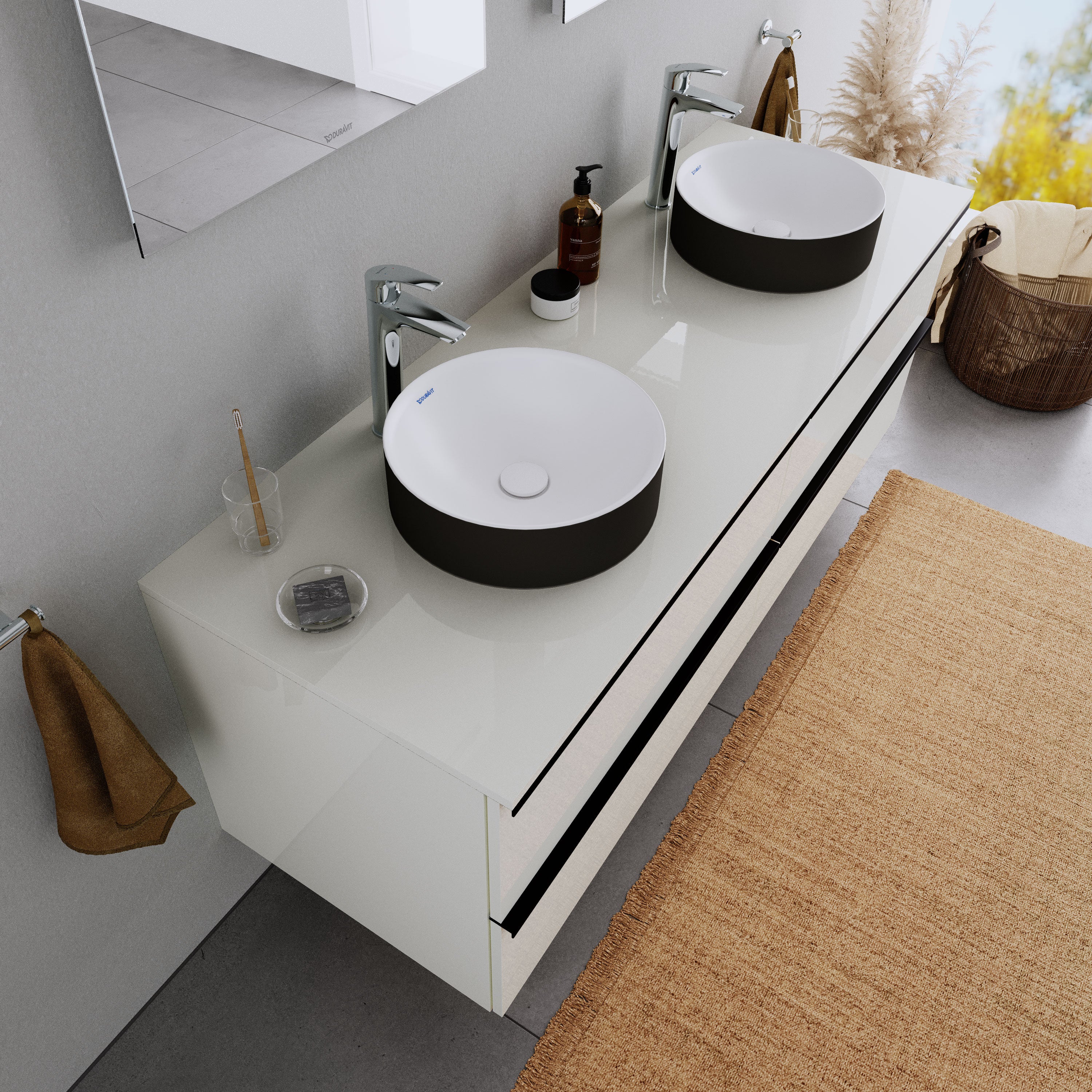 Duravit DuraCielo tvättställ för bänkskiva - Image 6