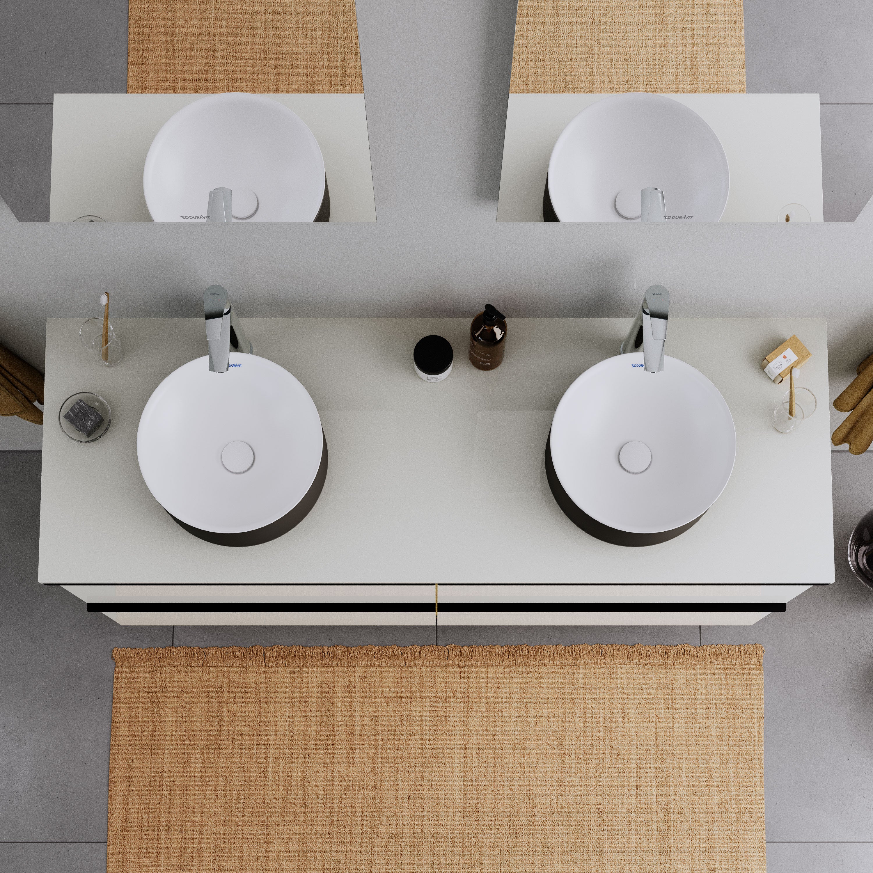 Duravit DuraCielo tvättställ för bänkskiva - Image 8