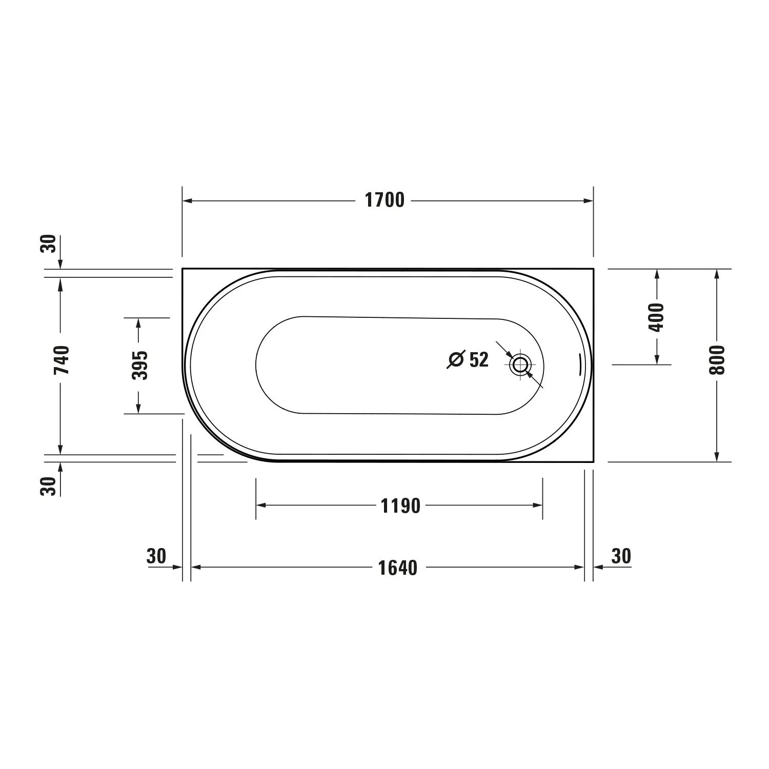 Duravit DuraDelfi hörnbadkar - Image 7