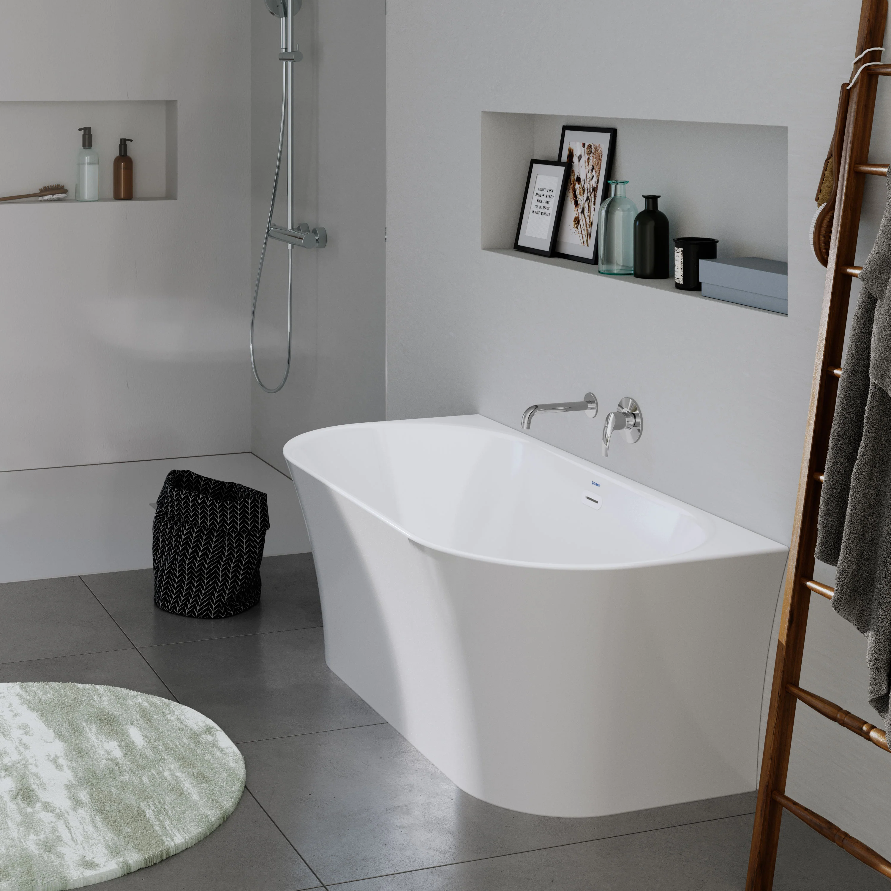 Duravit DuraDelfi väggmonterat badkar - Image 2