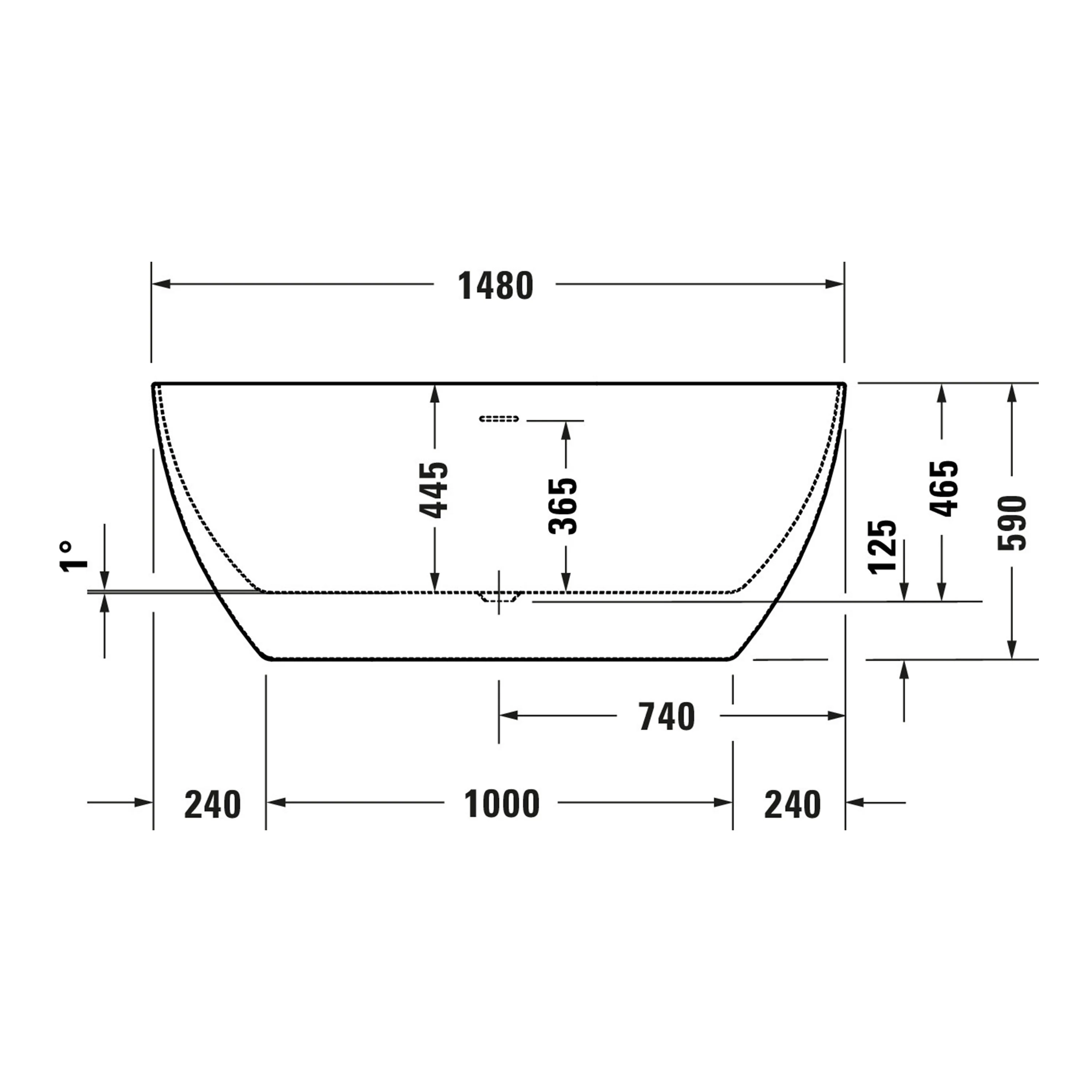 Duravit DuraMuna fristående badkar - Image 10