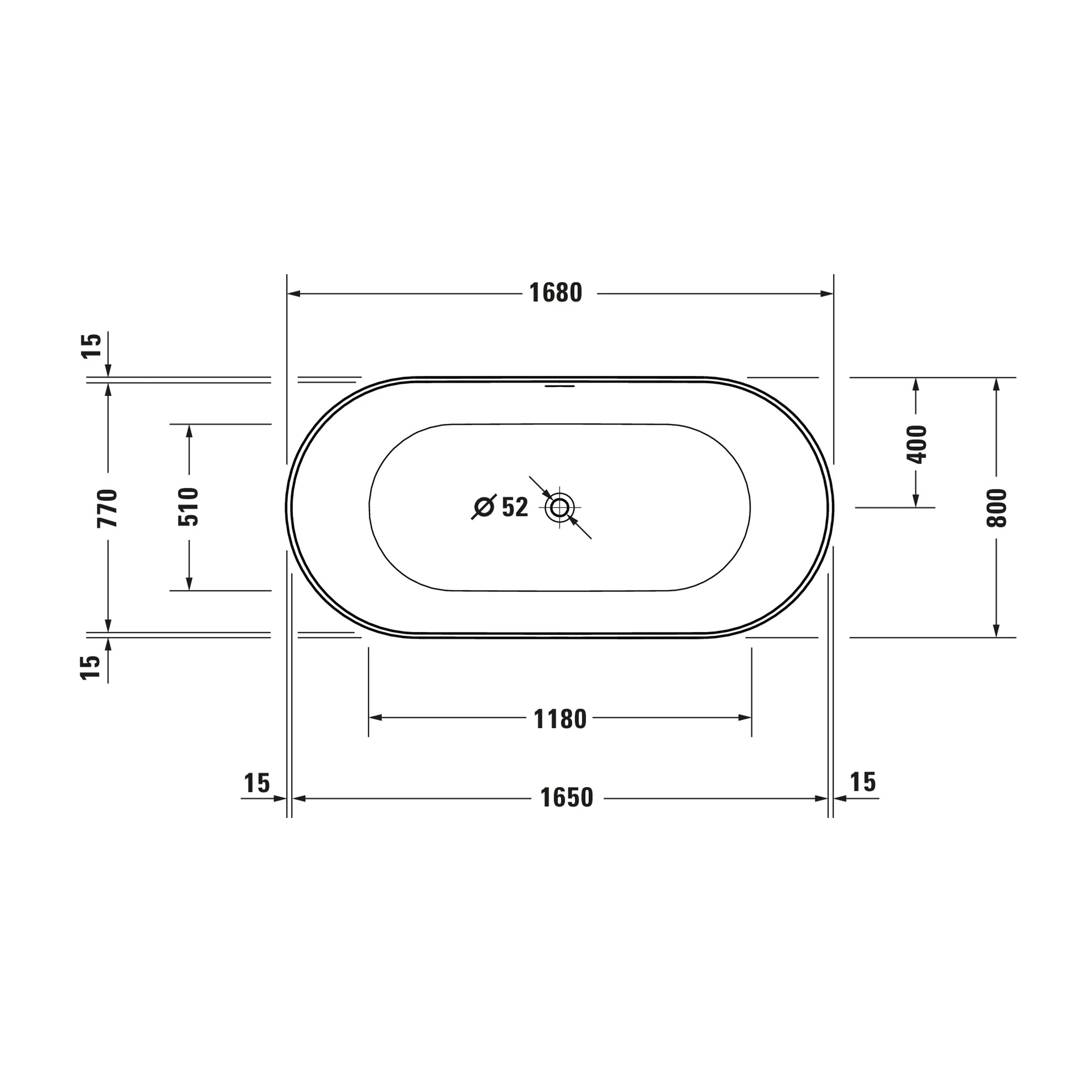 Duravit DuraMuna fristående badkar - Image 15