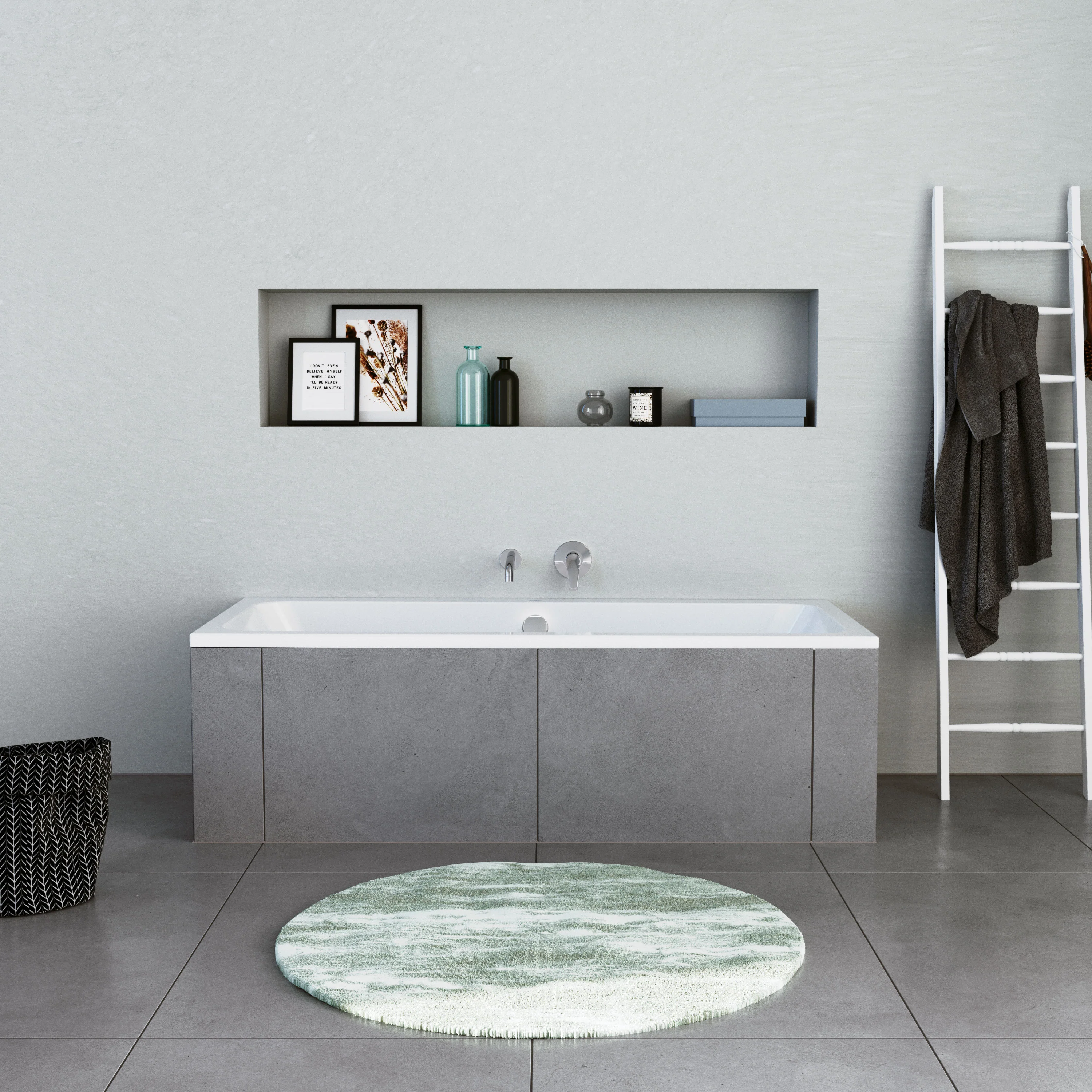 Duravit DuraPecos rektangulärt badkar, för inbyggnad - Image 3