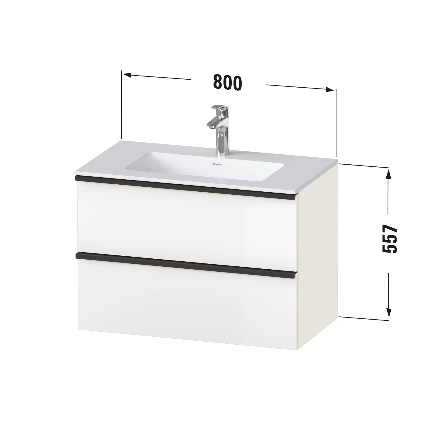 Duravit DuraPoint badrumsmöbelset 80 cm  - Image 17