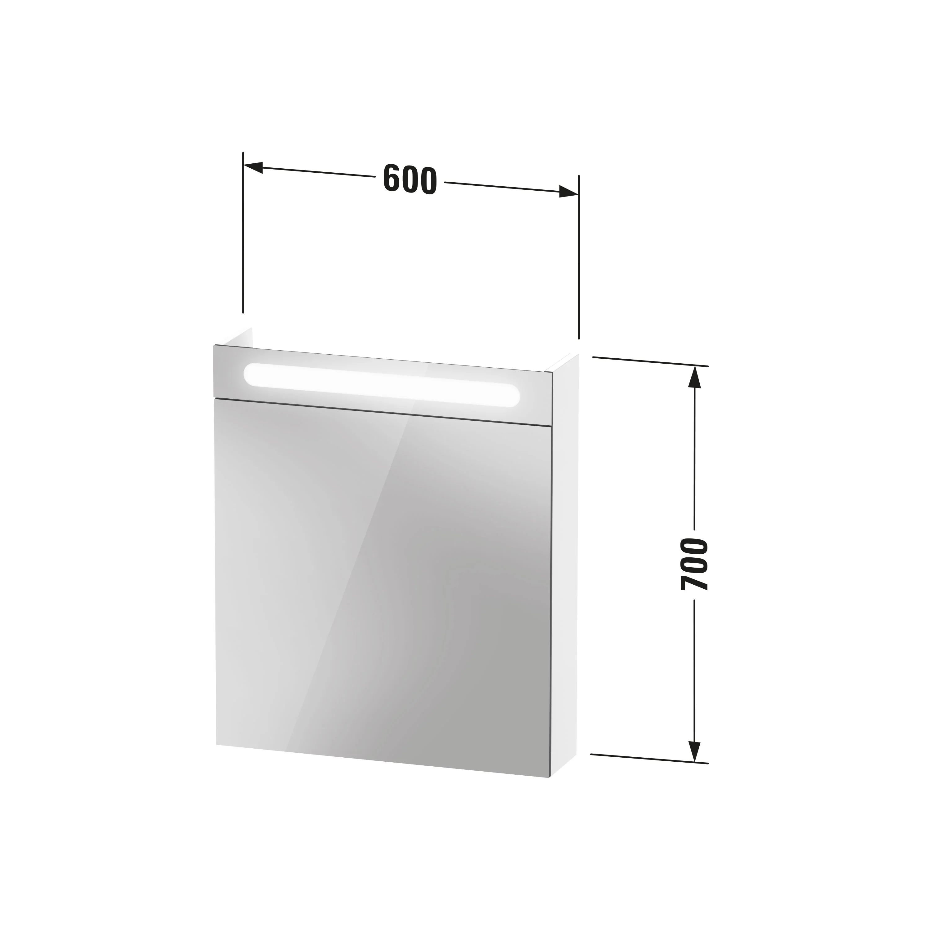Duravit DuraPoint spegelskåp 60 cm - Image 5
