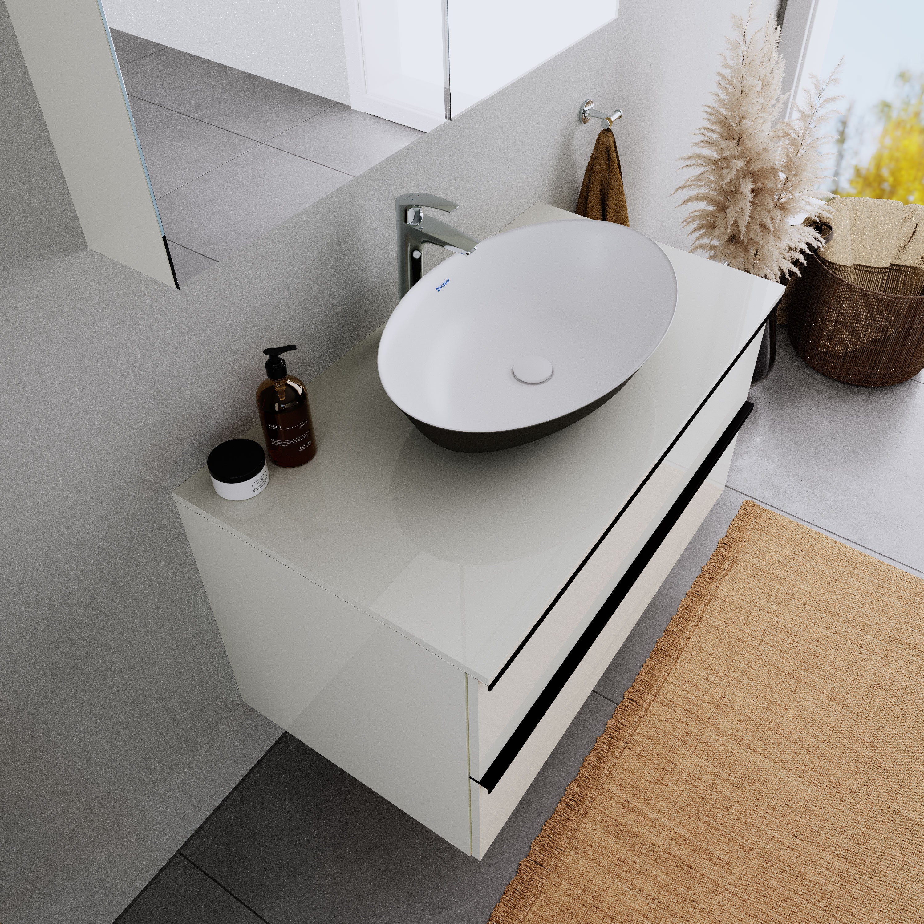 Duravit DuraPort tvättställ för bänkskiva - Image 6