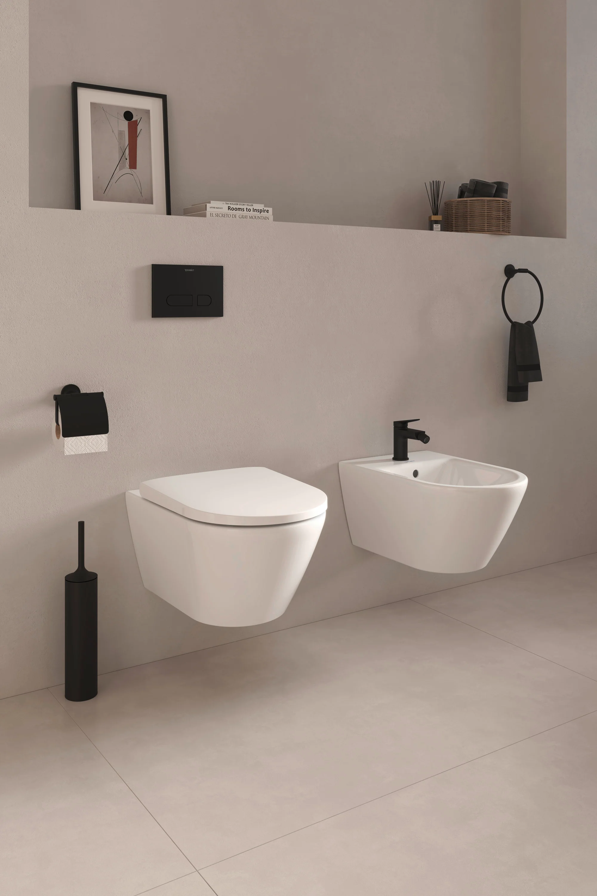 Duravit DuraSystem mekanisk aktiveringsplatta för WC
 - Image 2